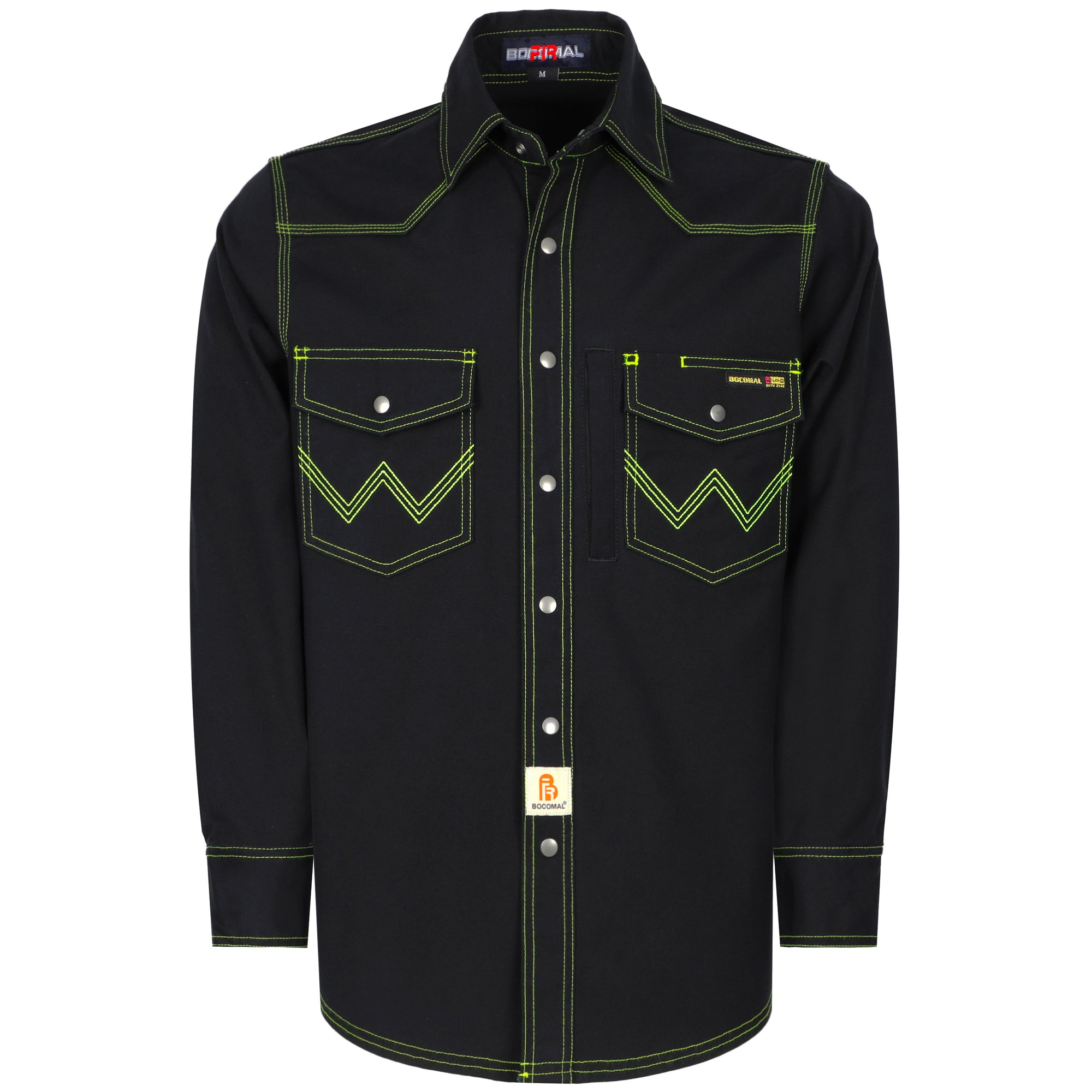 8.5oz Heavyweight Stretch Canvas FR Welding Shirts-0932