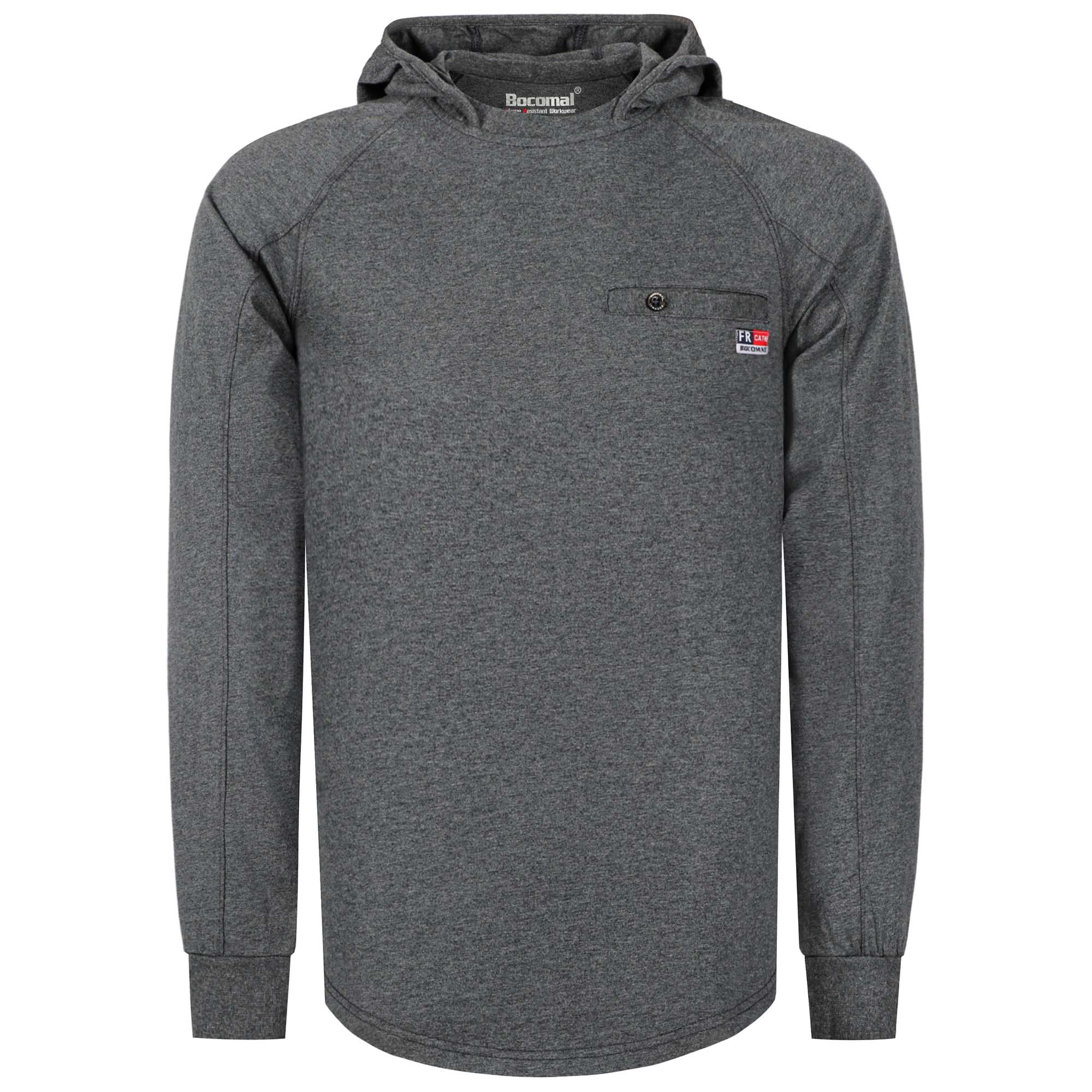 5.5oz Lightweight Flame Resistant Long Sleeve Hoodie Shirt-5808H