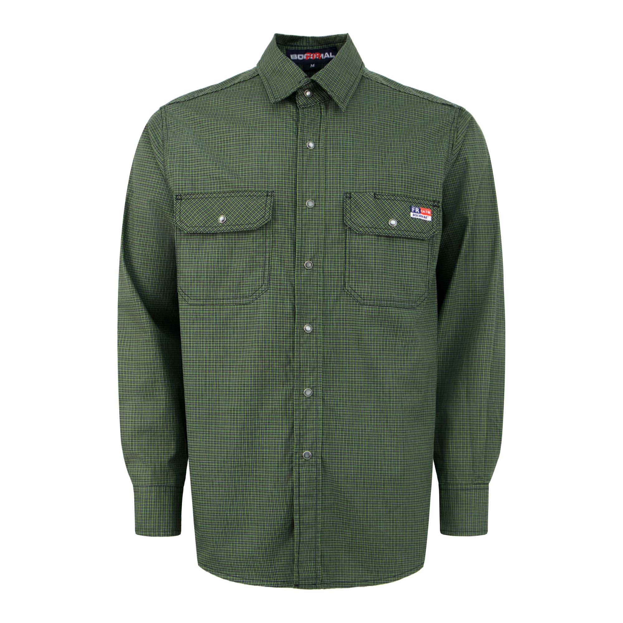 5.5OZ FR Plaid Shirt - B841