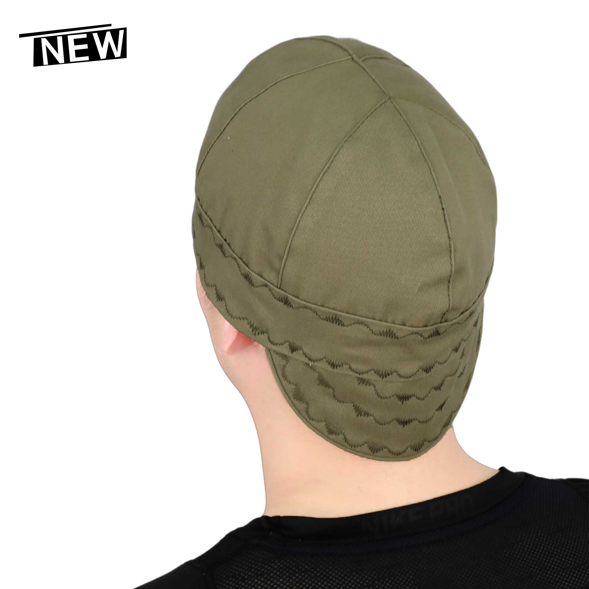 High Deep CAT2 Flame Resistant Midweight 6 Pannel Welder Caps-4801