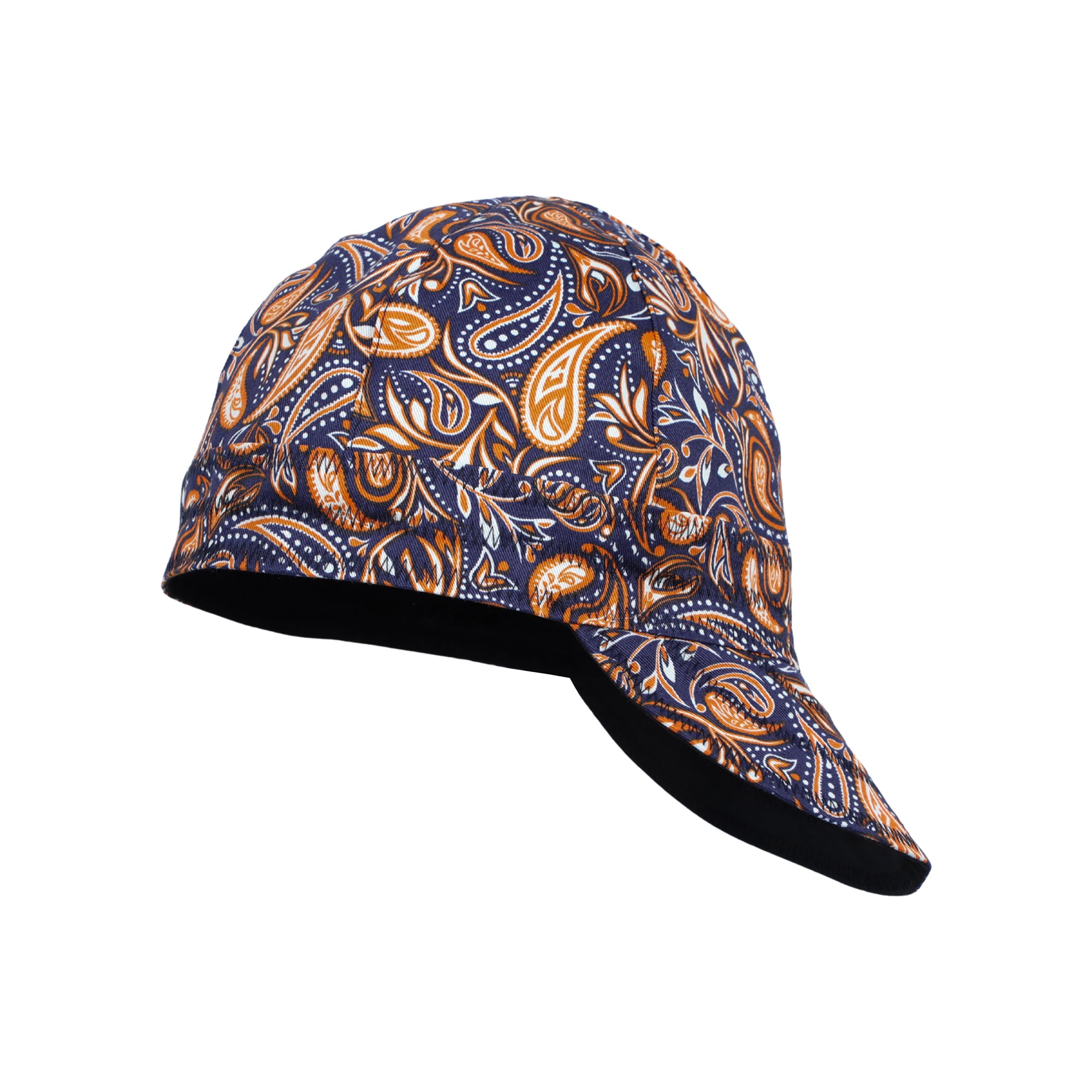6.5OZ Mid-weight Cotton Twill Flame Resistant Paisley Printed Welding Cap - 4816S