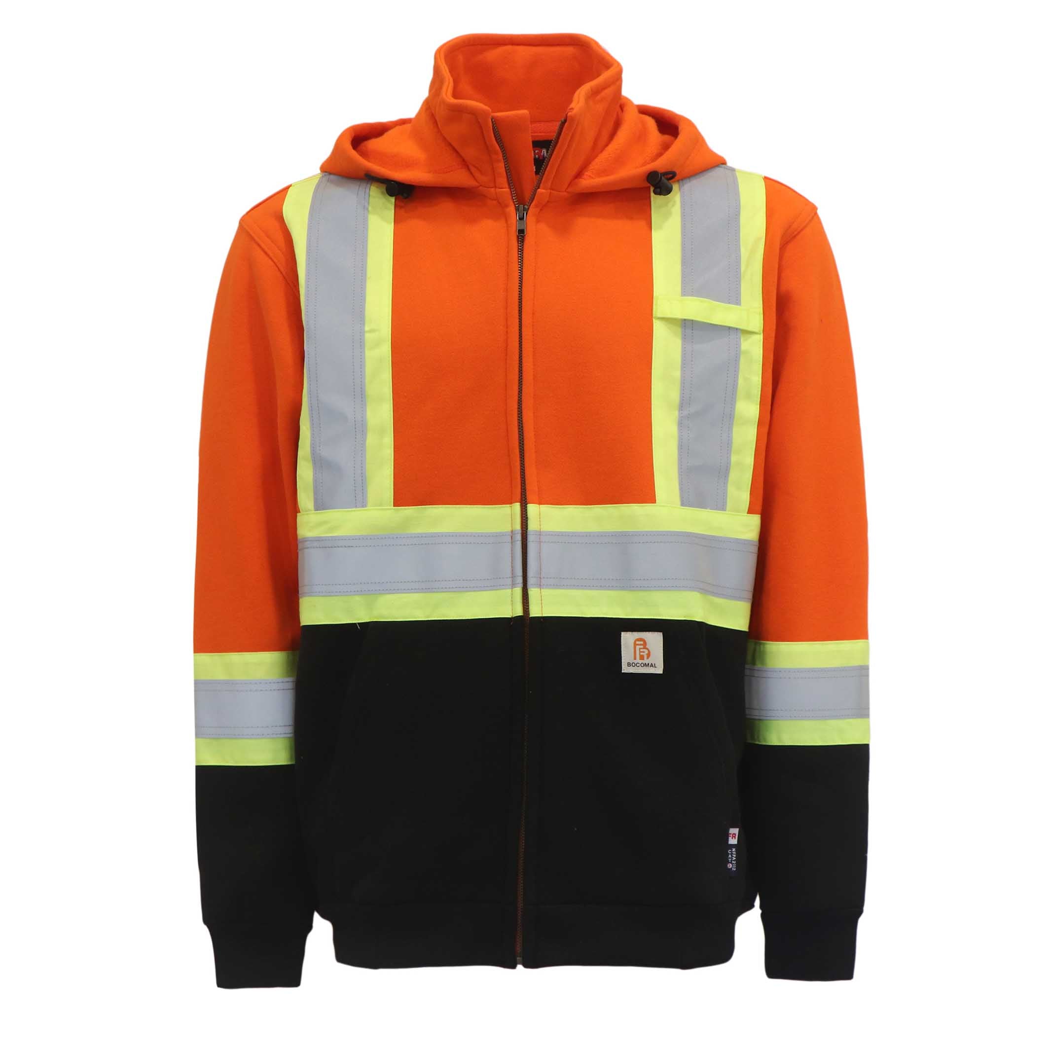 14OZ Hi Vis Hoodies-2519HV