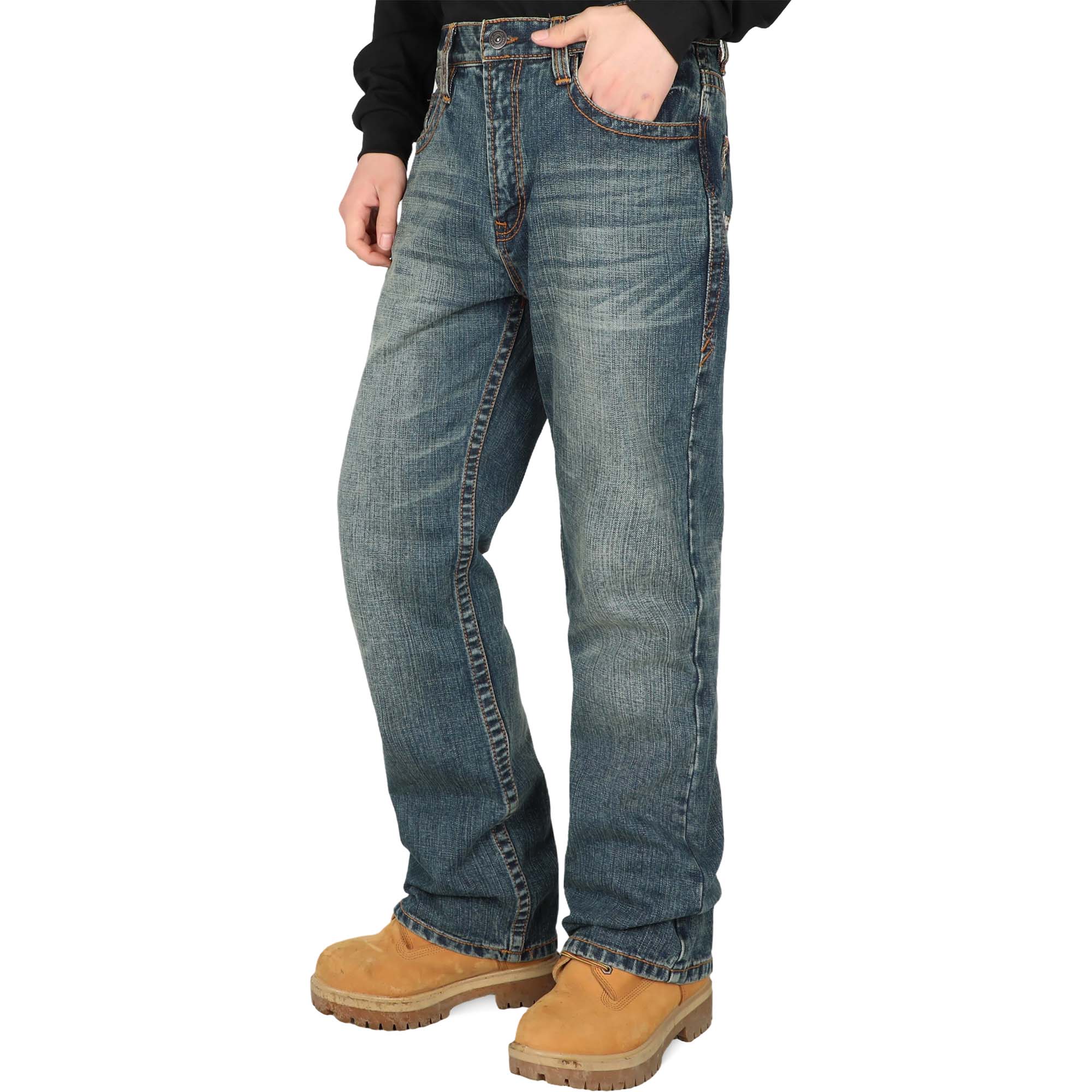 13.5OZ Heavywight Dura-Rugged Slub Denim Jeans(NON-FR)- PN071S