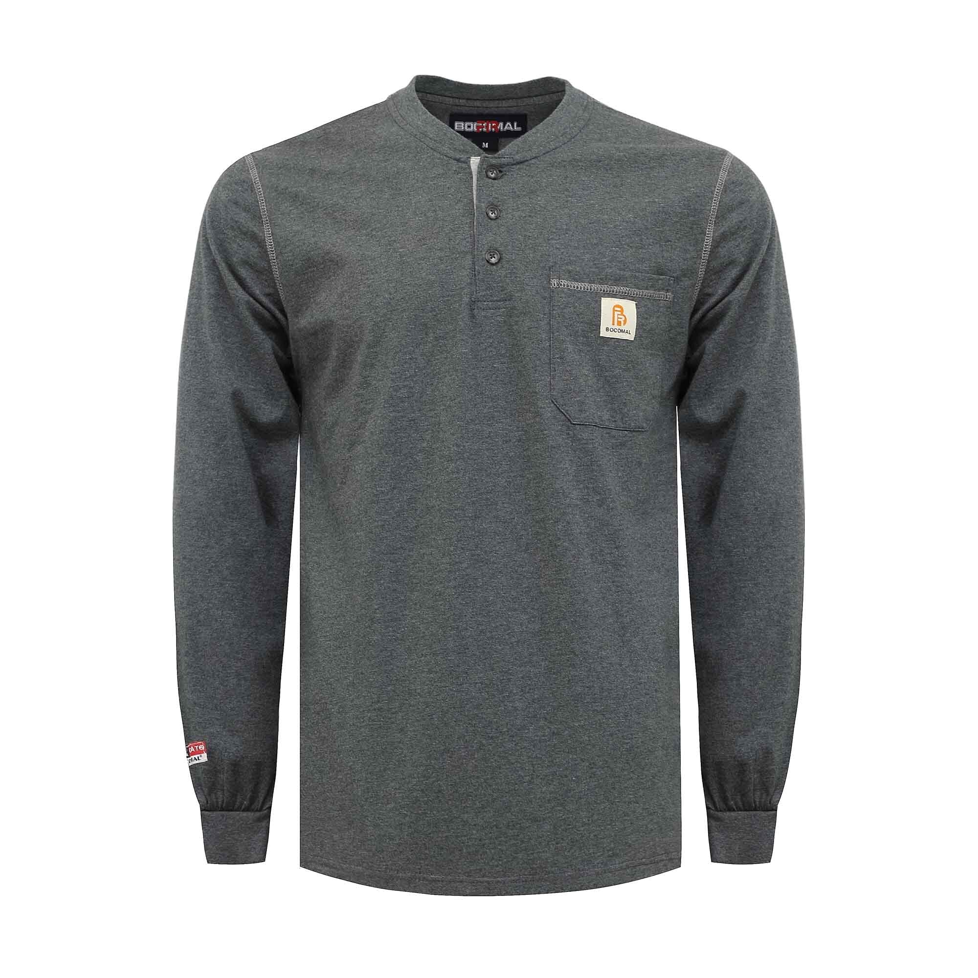 5.5OZ Button Pullover T-Shirts/Solid Color-2808