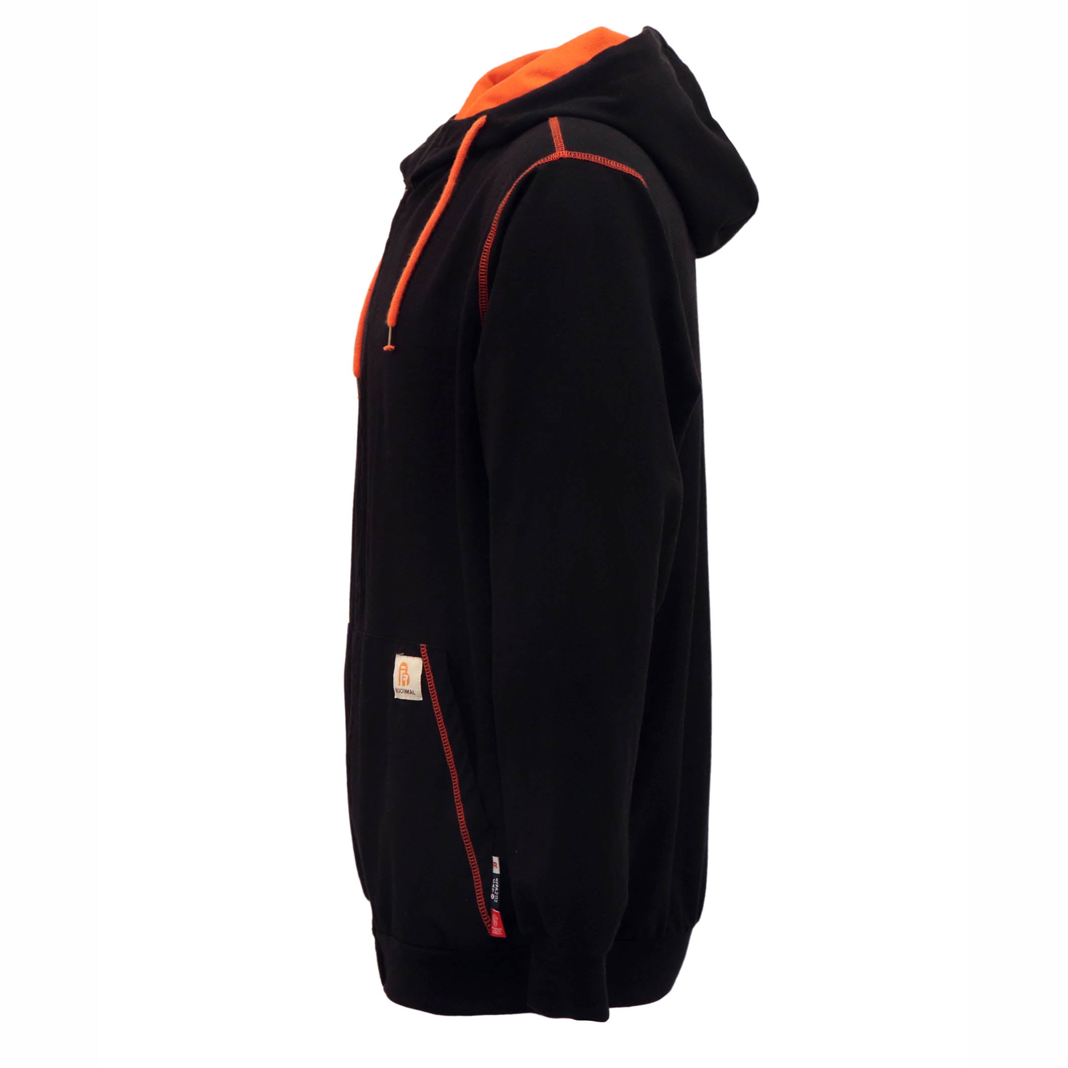 7.5OZ Classic Zipper Hoodies/Decorative Thread-1513