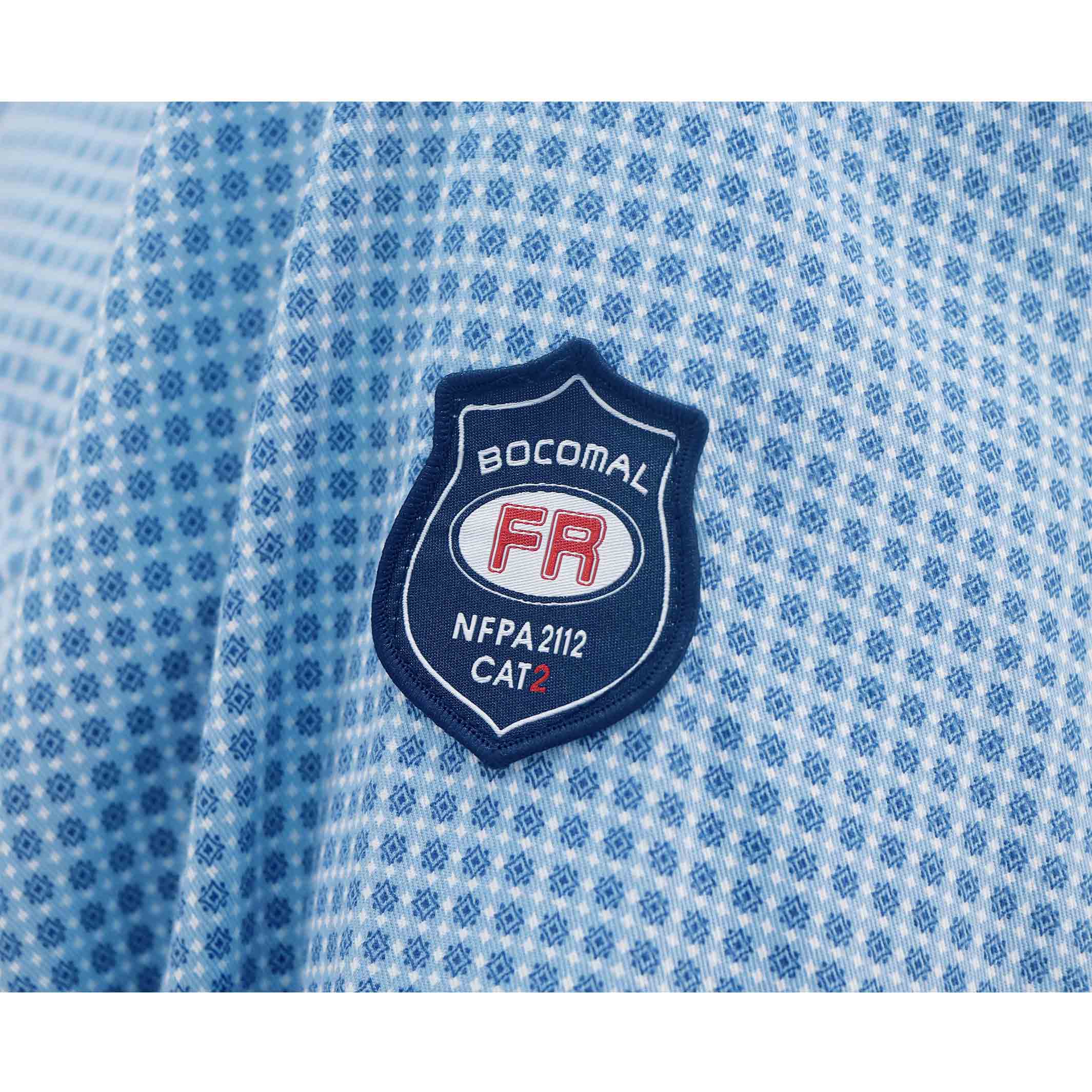 6.5OZ Printed Plaid Shirts With Pearl Snap-0916