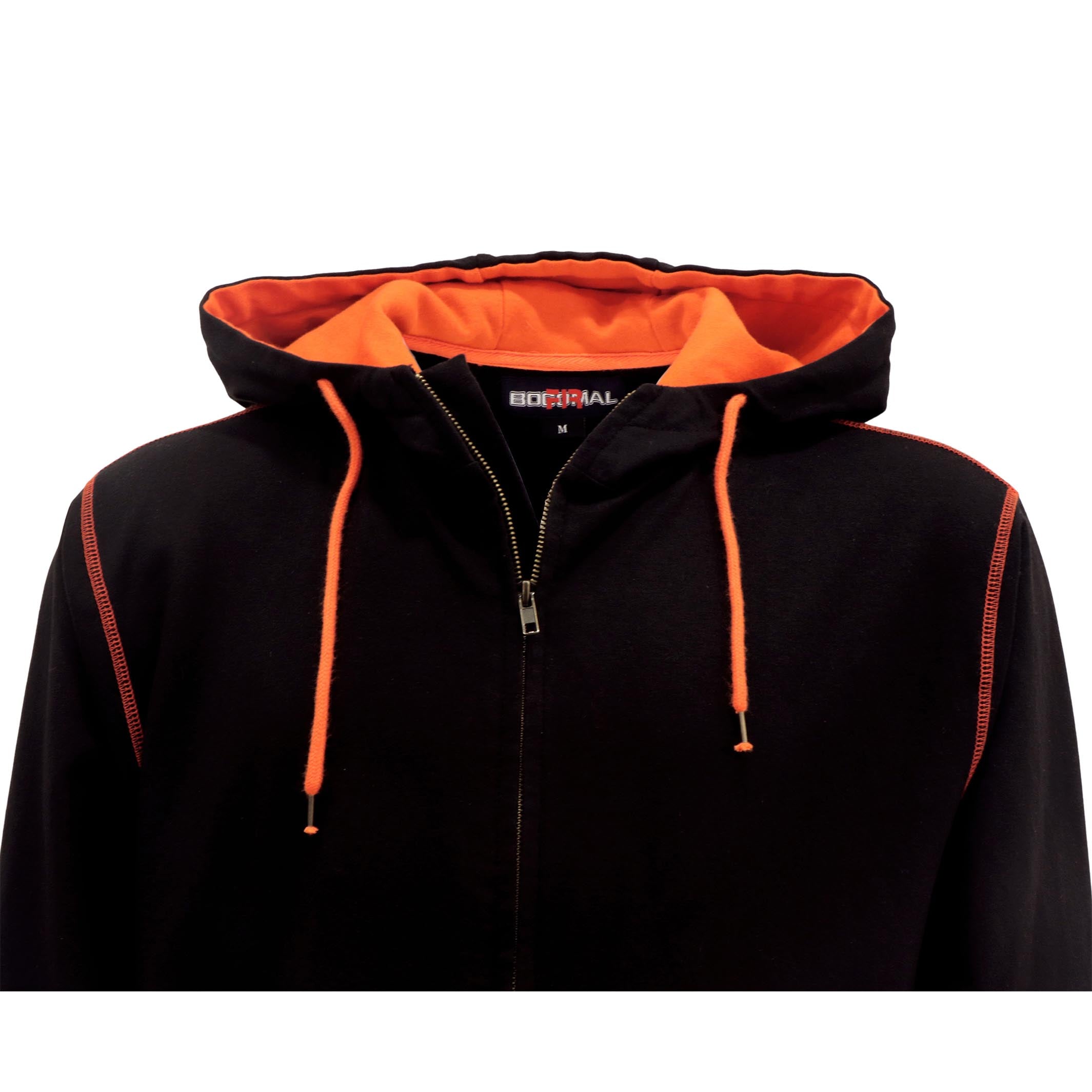 7.5OZ Classic Zipper Hoodies/Decorative Thread-1513