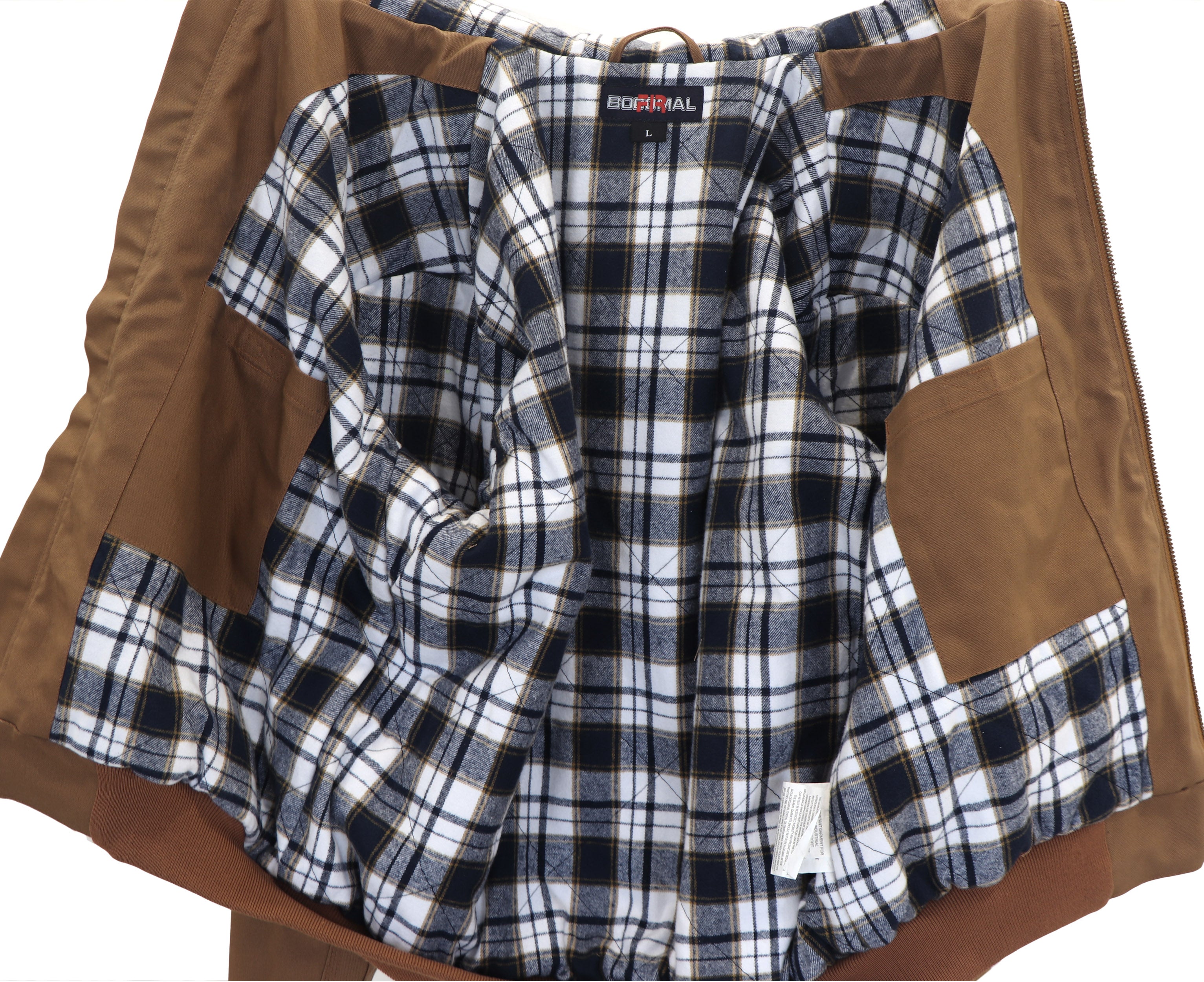 Lined Jacket Water/Rain Repellent and Oil Resistant(Soft Flannel Lining)-3004