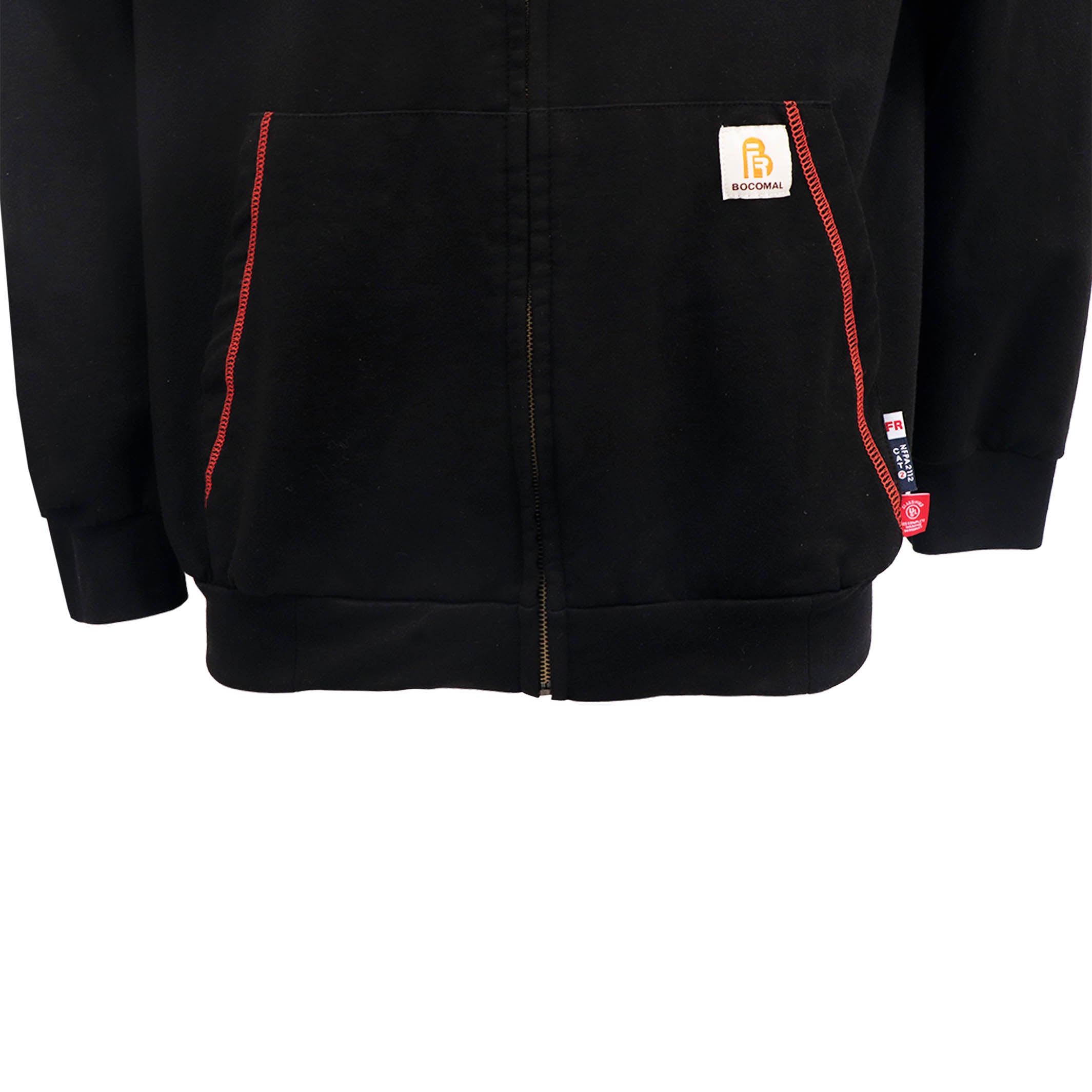 7.5OZ Classic Zipper Hoodies/Decorative Thread-1513
