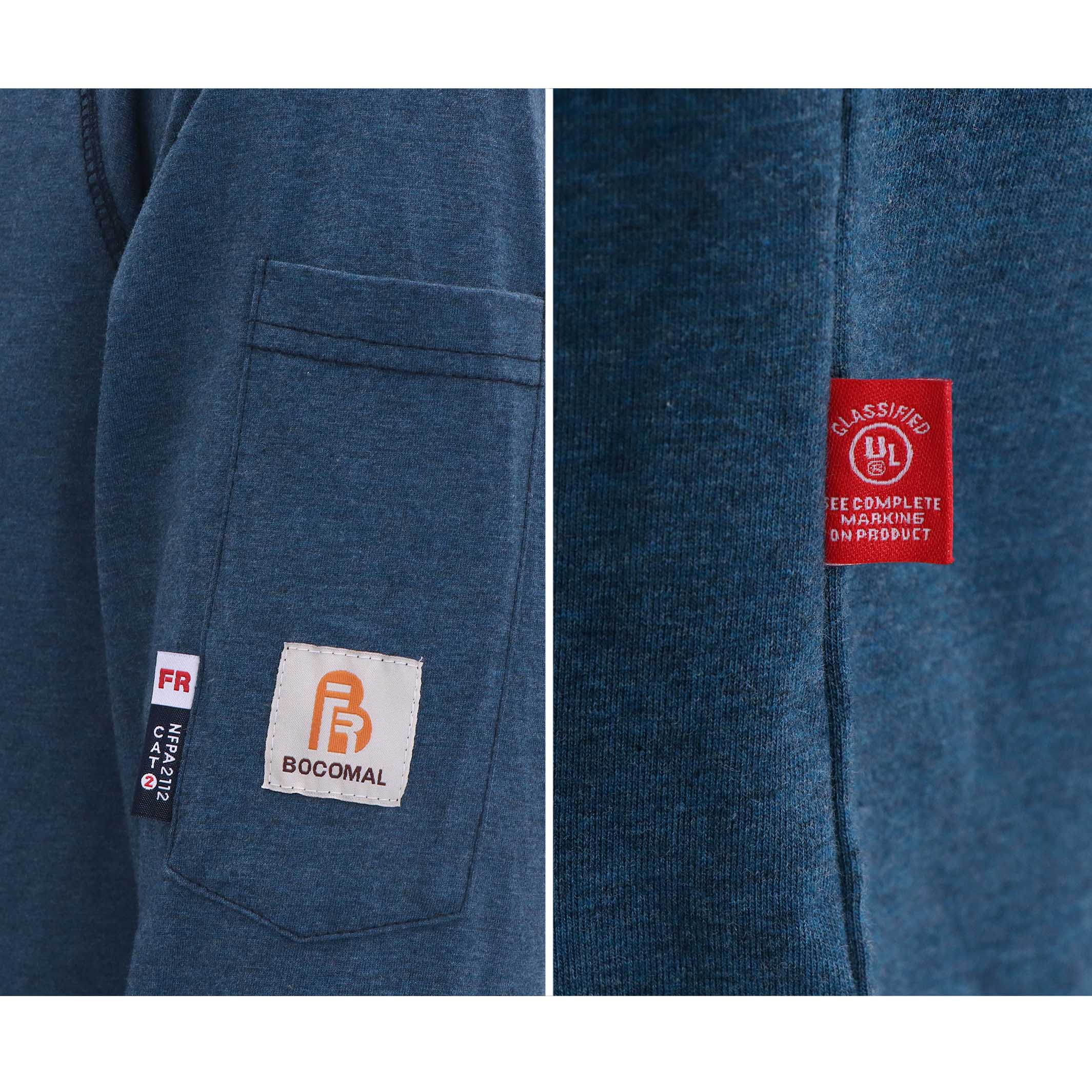 6OZ Buttonless Hoodie T-Shirts/Decorative Thread-6322