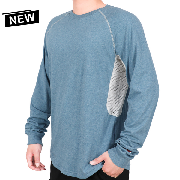 4.5OZ Vented Mesh Loose Fit EX Lightweight Flame Resistant Crew Neck T-Shirts