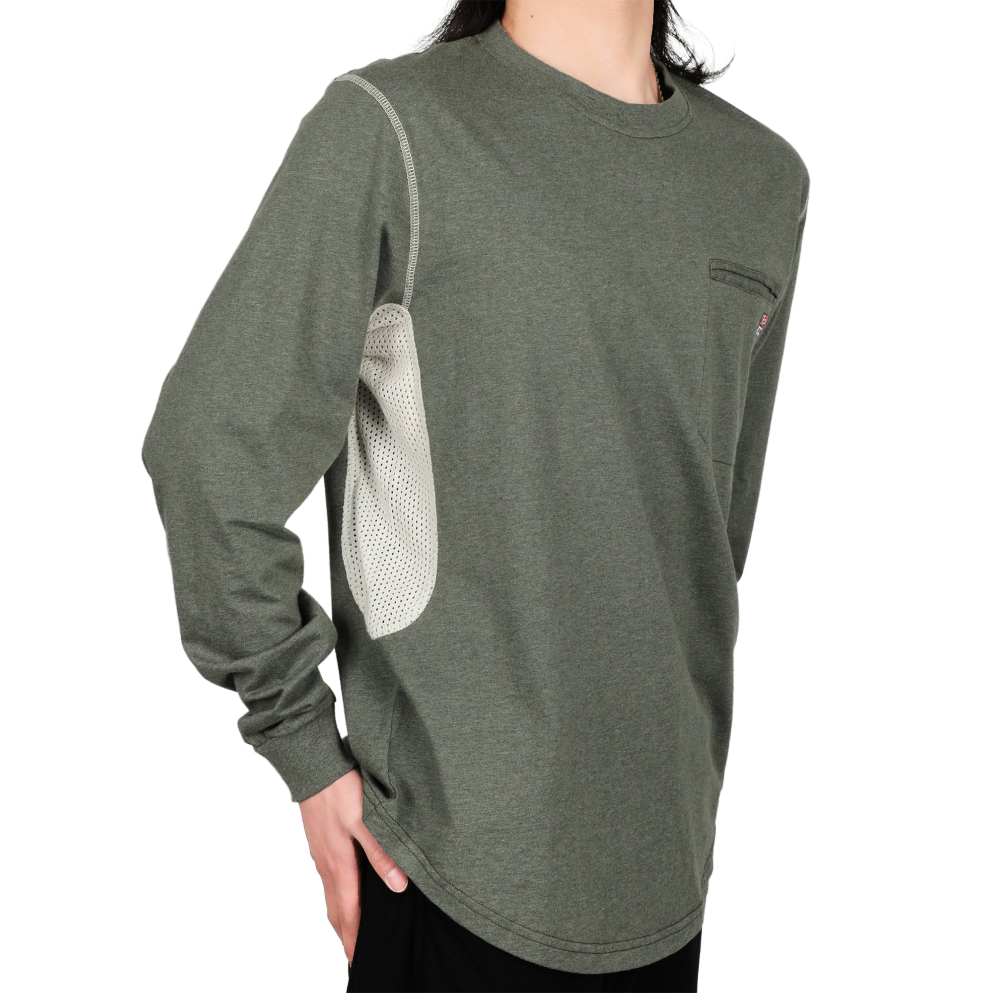 6OZ Buttonless Pullover T-Shirts/Breathable Vented Design-6022