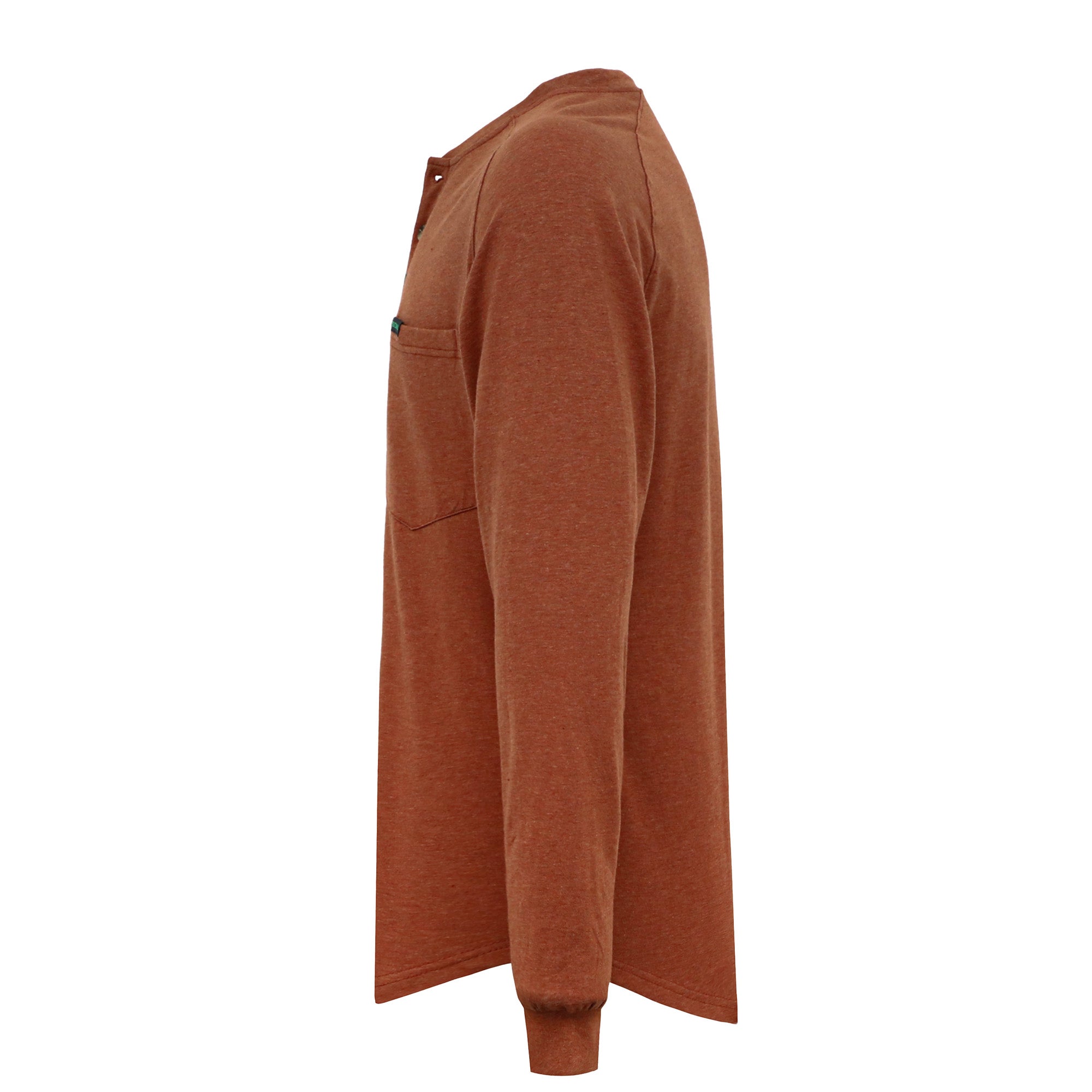 5OZ Men's Henley Soft Cotton Tencel Blended T-Shirt (NON-FR)-TS011B