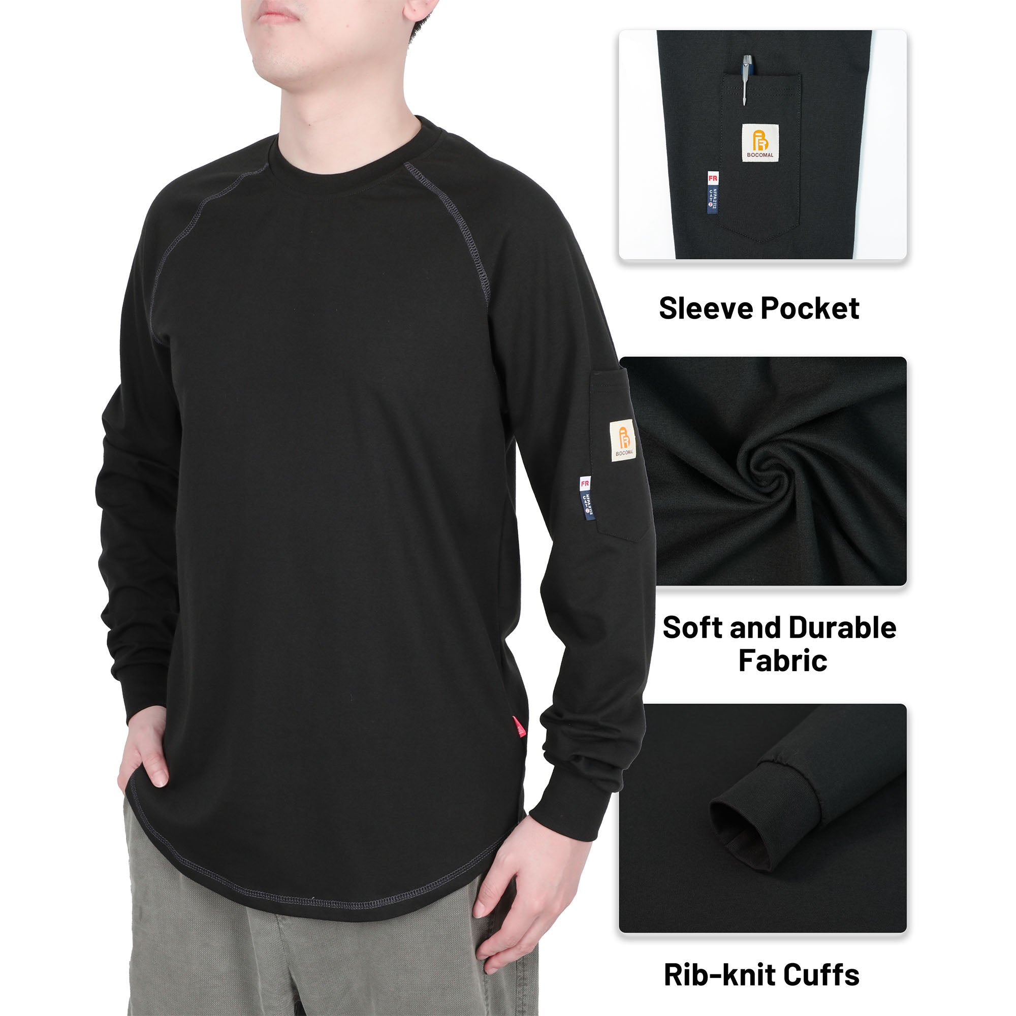 Printed Series Flame Resistant NFPA2112 CAT2 Work T-Shirt/Hoodies(Final Sale)