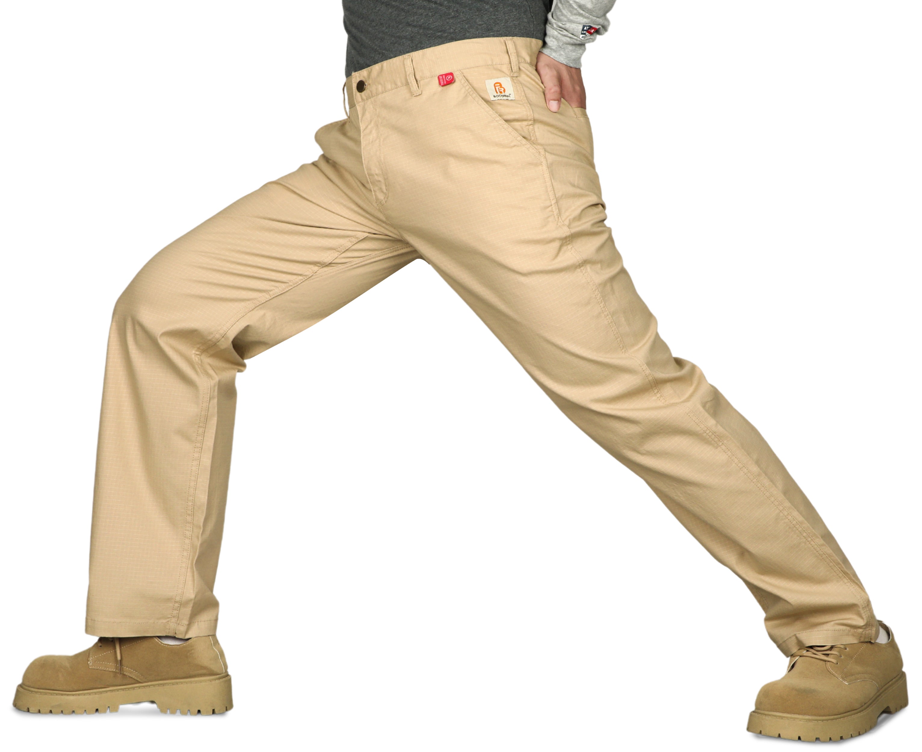 6OZ Light Weight Casual Style Rip Stop Pants/Water Repellent-2228