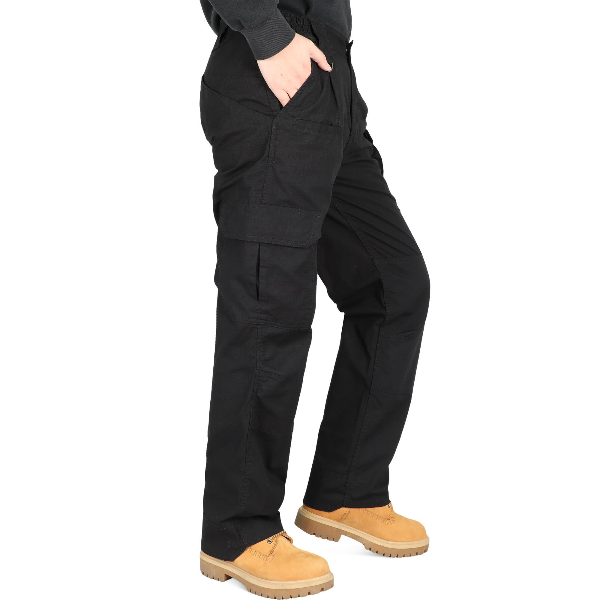 6OZ 10-Pocket Relaxed Fit Stretch Ripstop Cargo Pants（NON-FR）-PN061F