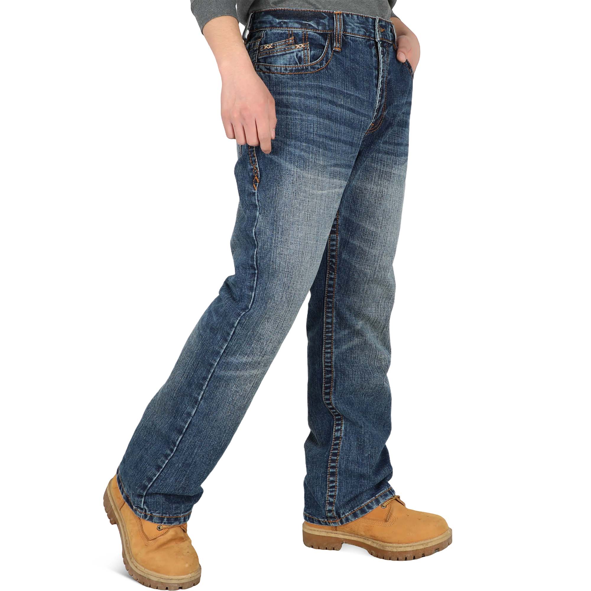 13.5OZ Heavywight Dura-Rugged Slub Denim Jeans(NON-FR)- PN071S