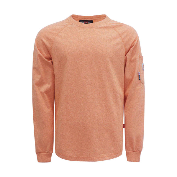 6OZ Buttonless Pullover T-Shirts/Decorative Thread(Final Sale For Orange Color)