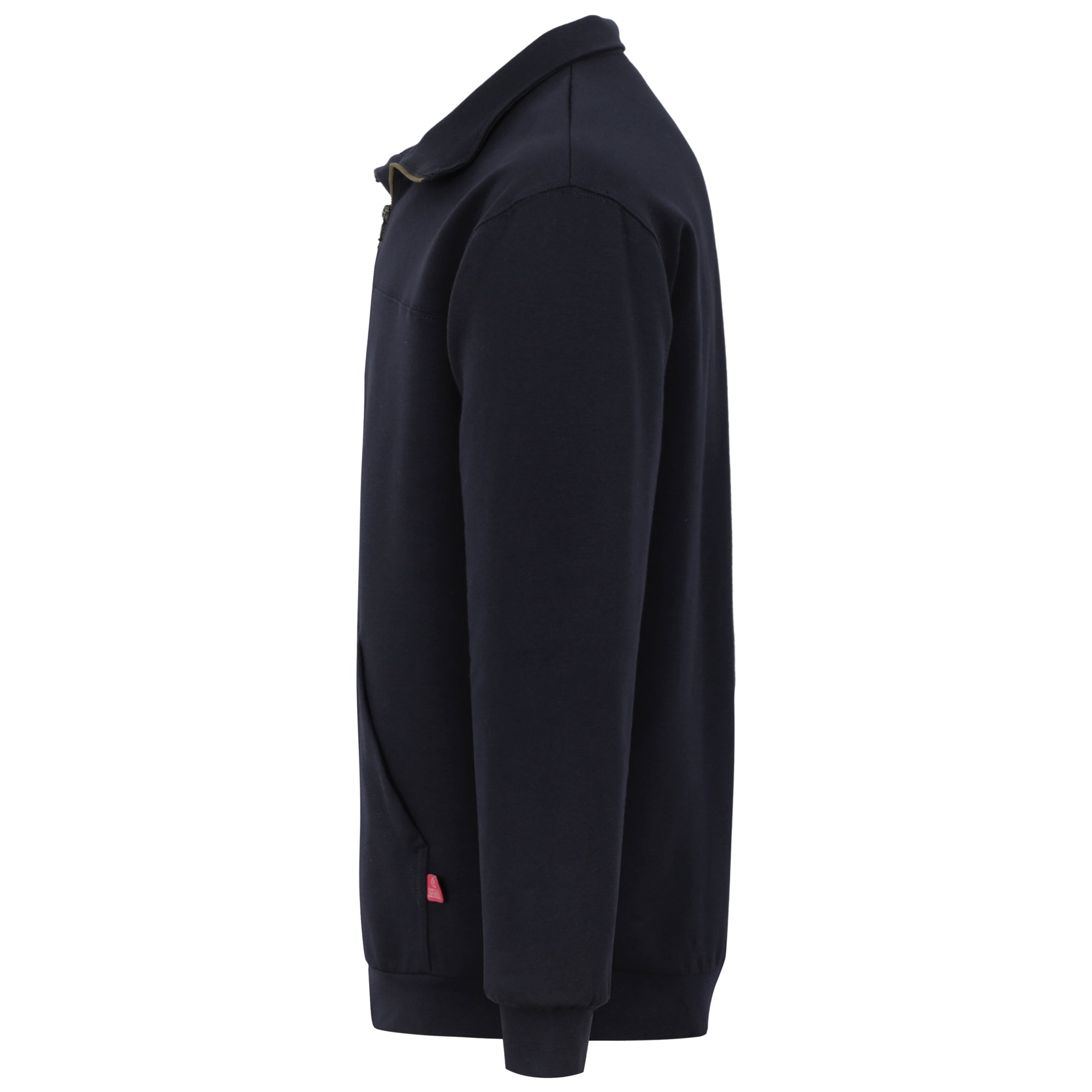 7.5oz Midweight Non-Fleece Mock Neck 1/4 Quarter Zipper Water/Stain Repellent Fire Resistant Sweater Shirts-9013