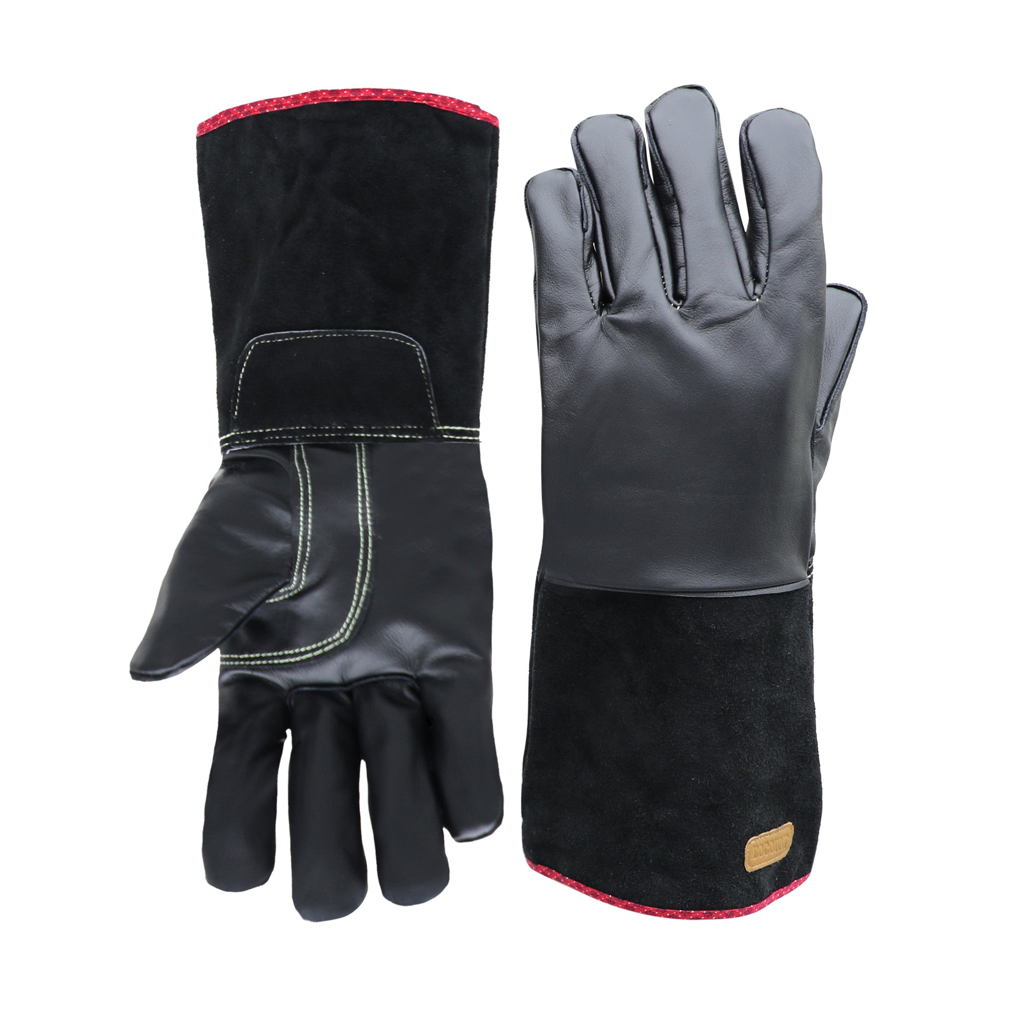 Classic Welding Gloves,Grain Leather Multi Tasks,14" Lined Leather Mig/Stick Gloves, Kevlar Stitching-0101/0201