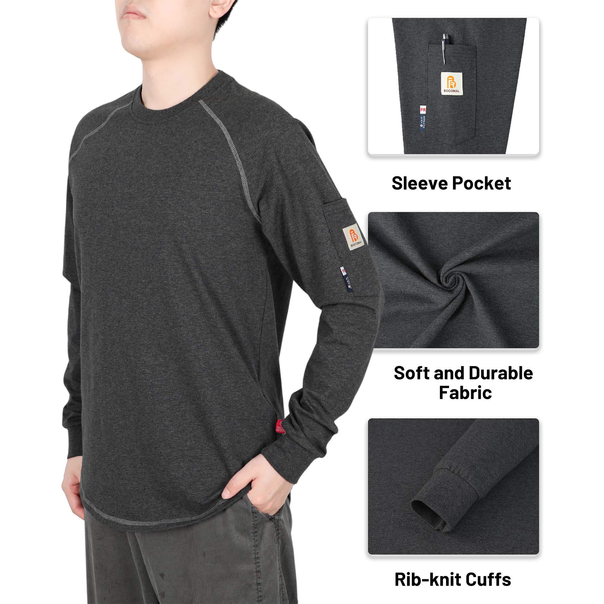 Printed Series Flame Resistant NFPA2112 CAT2 Work T-Shirt/Hoodies(Final Sale)