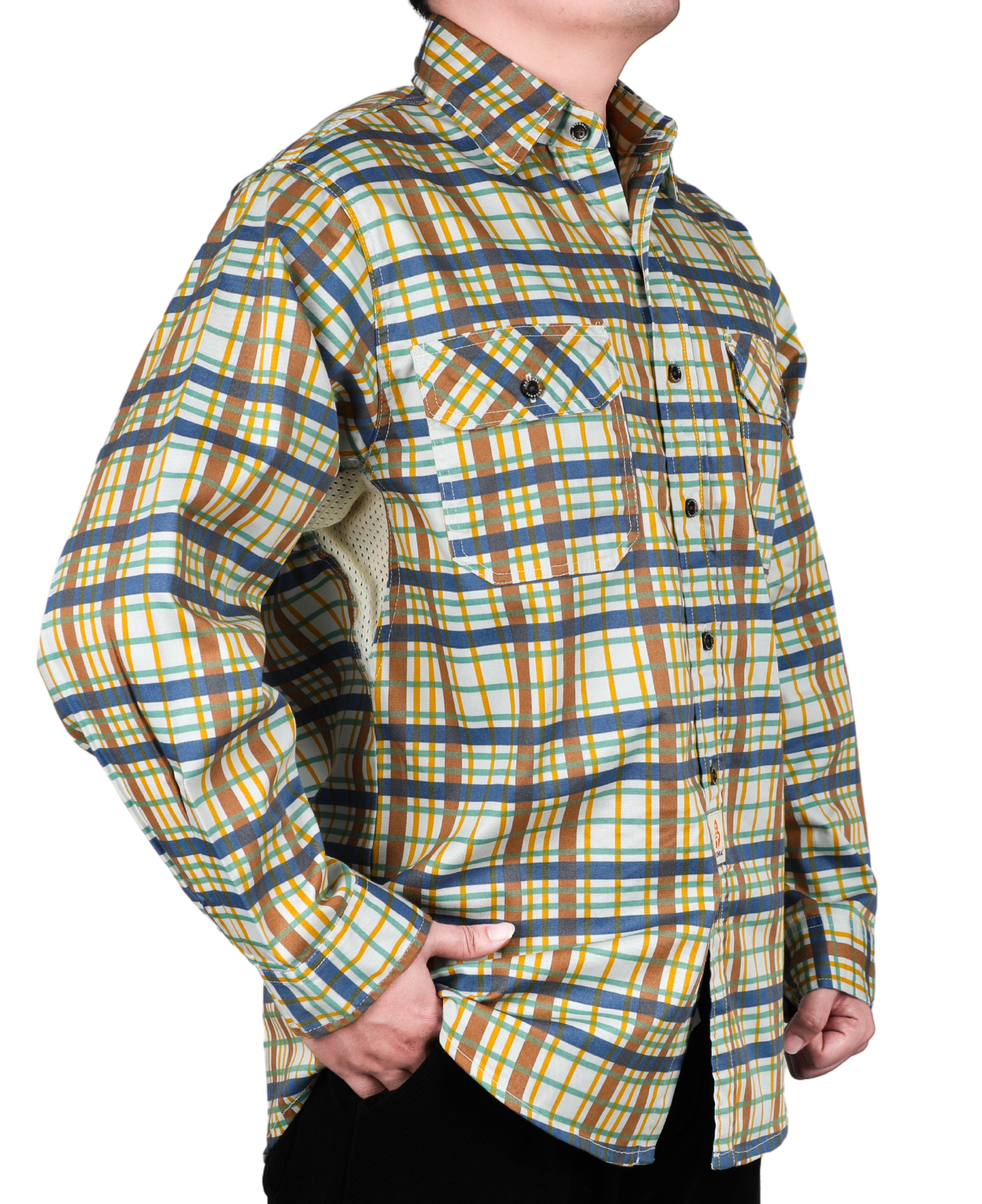 6.5OZ Solid Color Shirts/Vented Mesh Back & Underarm Breathable (Final sale)-1307