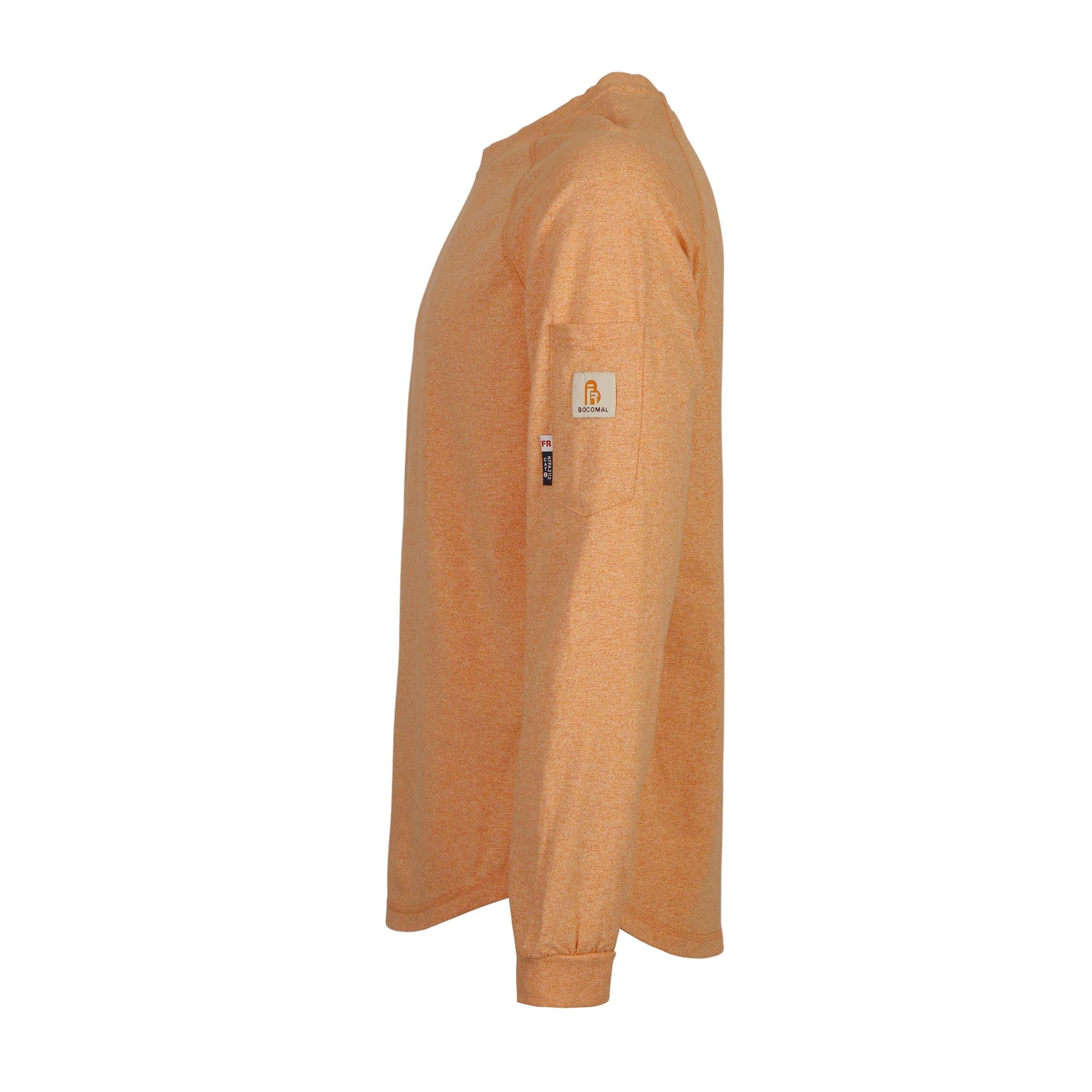 BOCOMAL Flame Resistant 4.5oz Long Sleeve Shirts for Summer, Men's