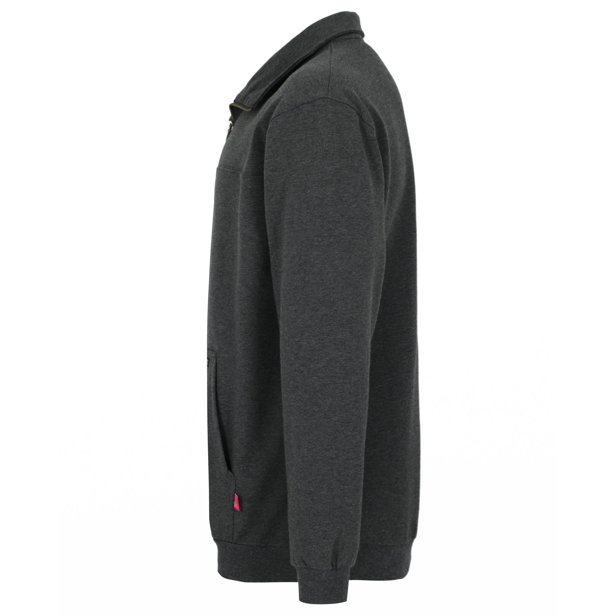 7.5oz Midweight Non-Fleece Mock Neck 1/4 Quarter Zipper Water/Stain Repellent Fire Resistant Sweater Shirts-9013