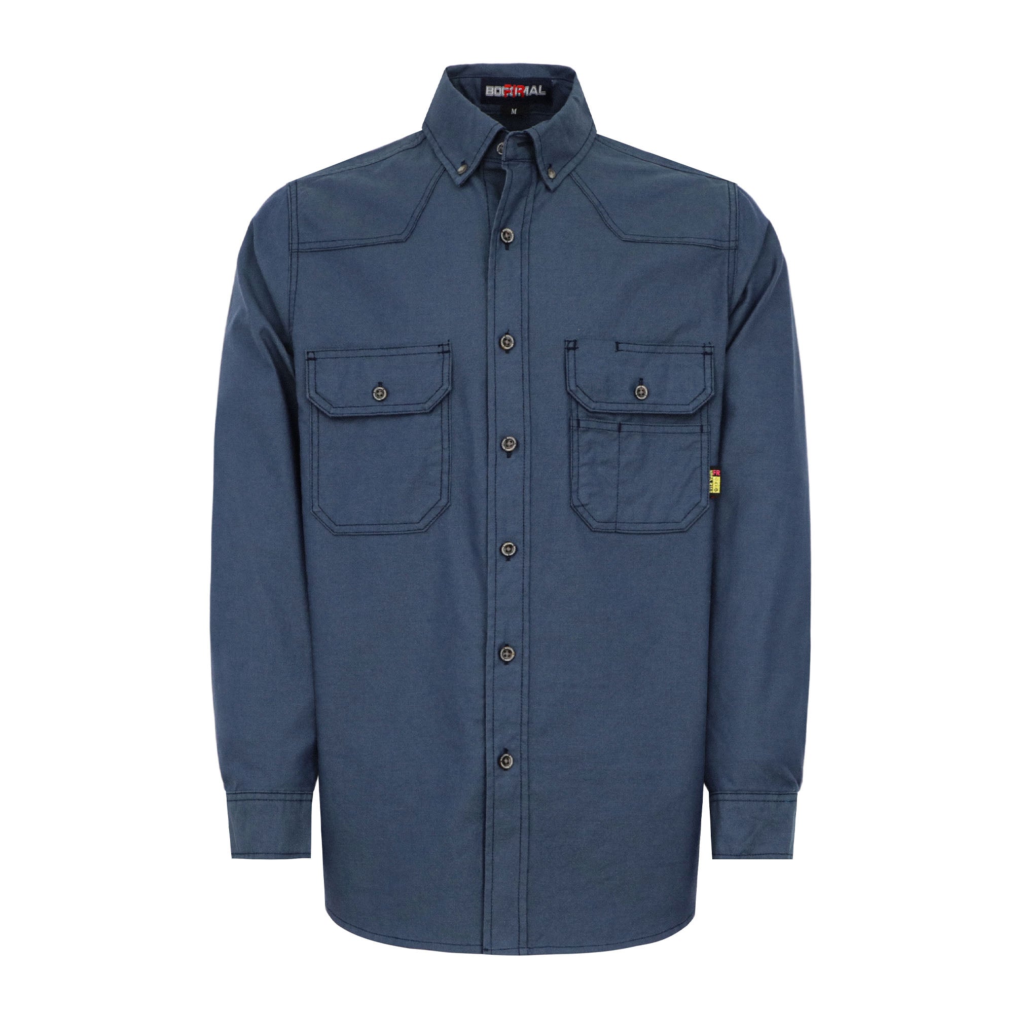 6.5OZ Dura-Light Soft Heather Duck FR Work Shirt -B639