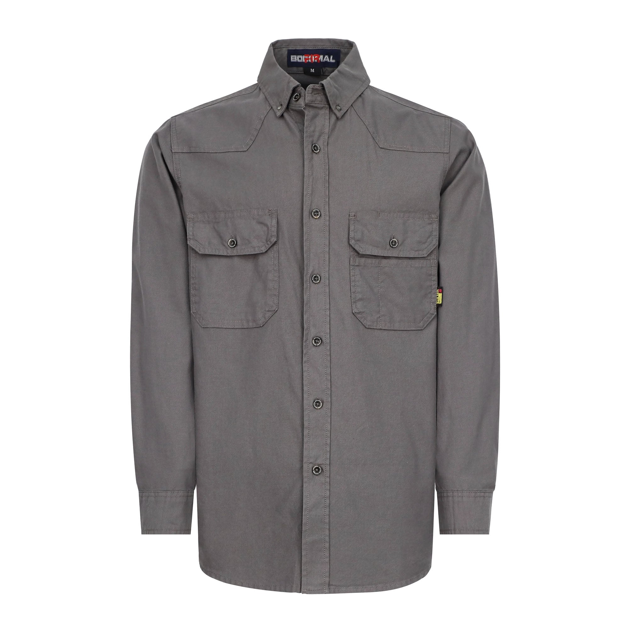 6.5OZ Dura-Light Soft Heather Duck FR Work Shirt -B639