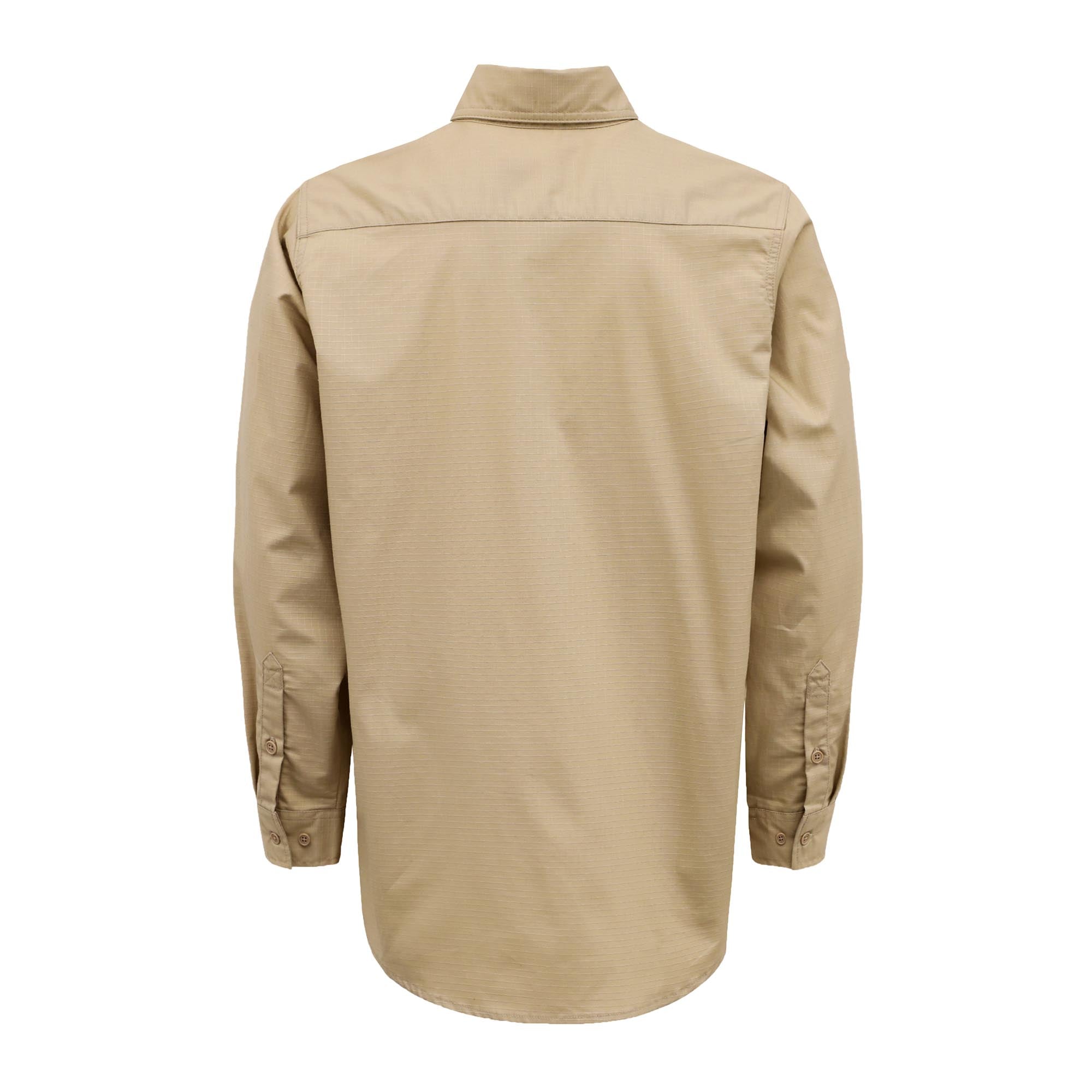 6OZ Solid Ripstop Water Repellent Work Shirt -6628