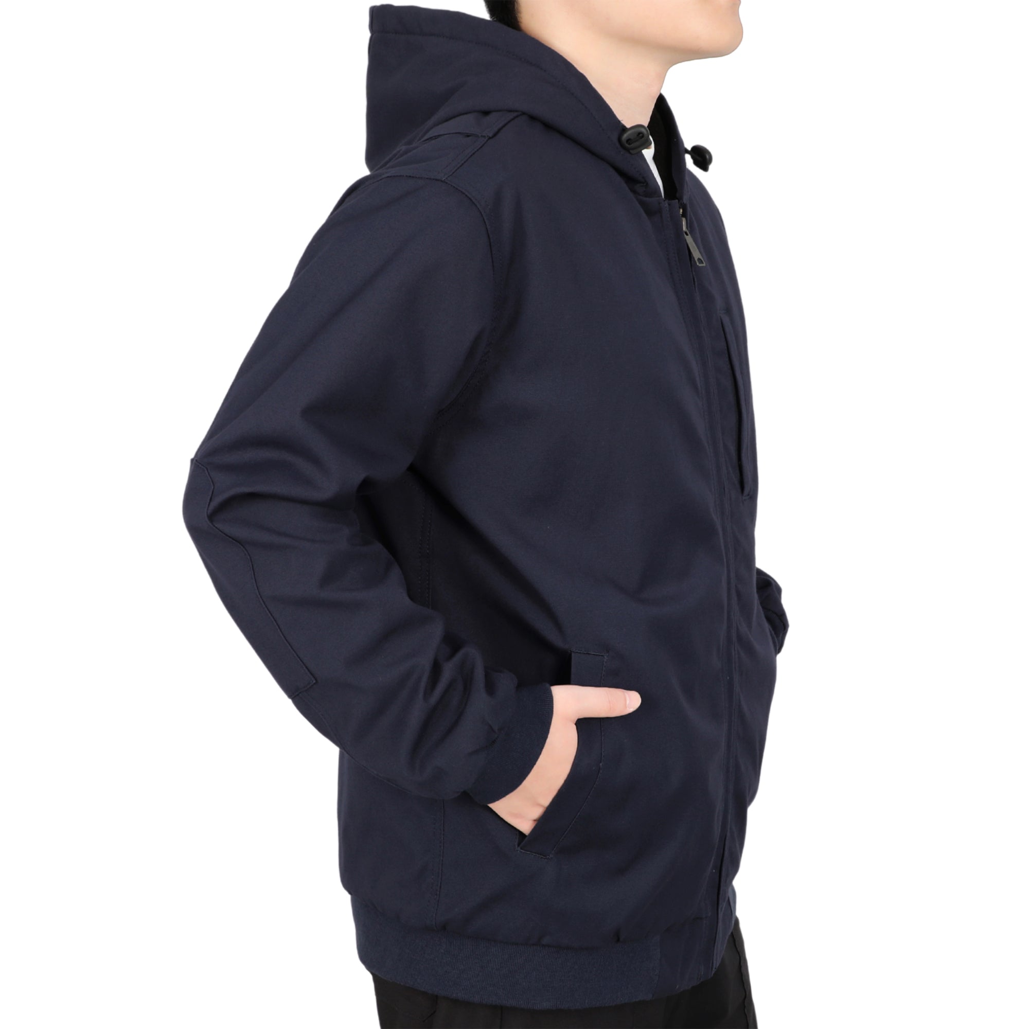 Heavyweight Canvas and Modacrylic Fleece Lined Hooded Flame Resistant Winter Work Coat NFPA 2112 CAT3-1432H