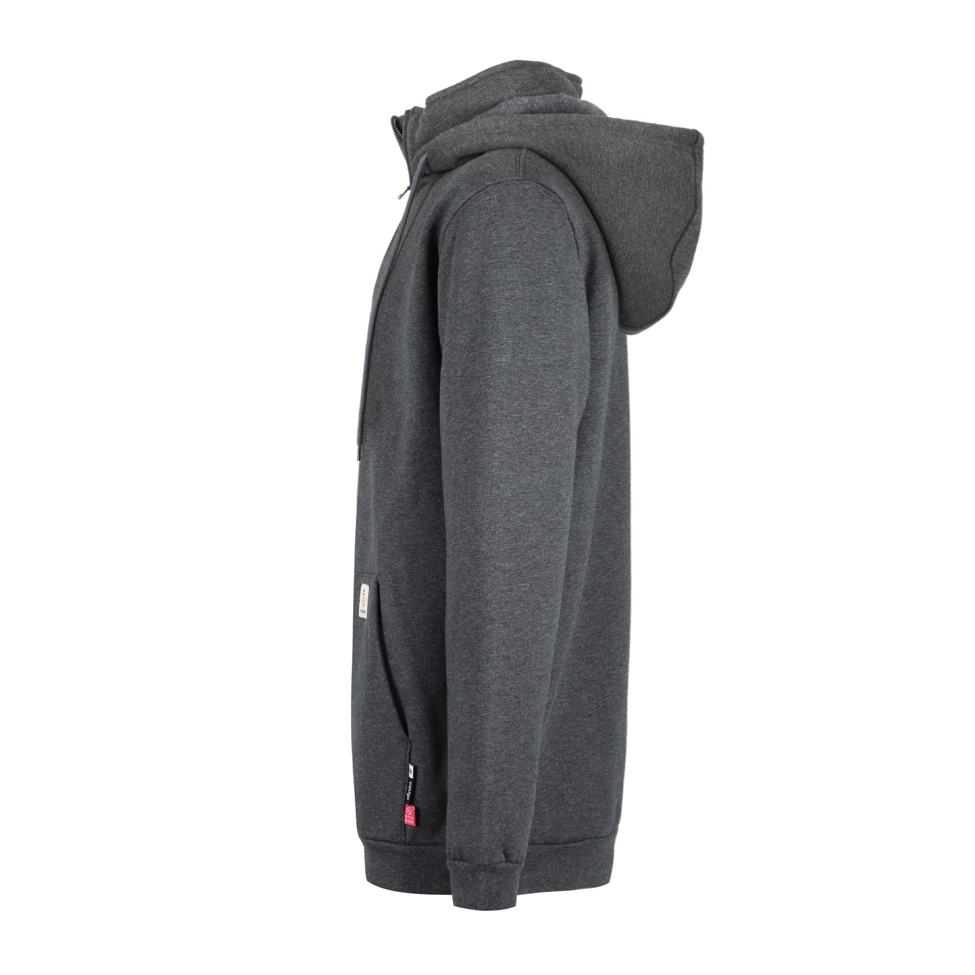 BOCOMAL FR hoodies FR Zipper Front Hooded Sweatershirt Men's FR