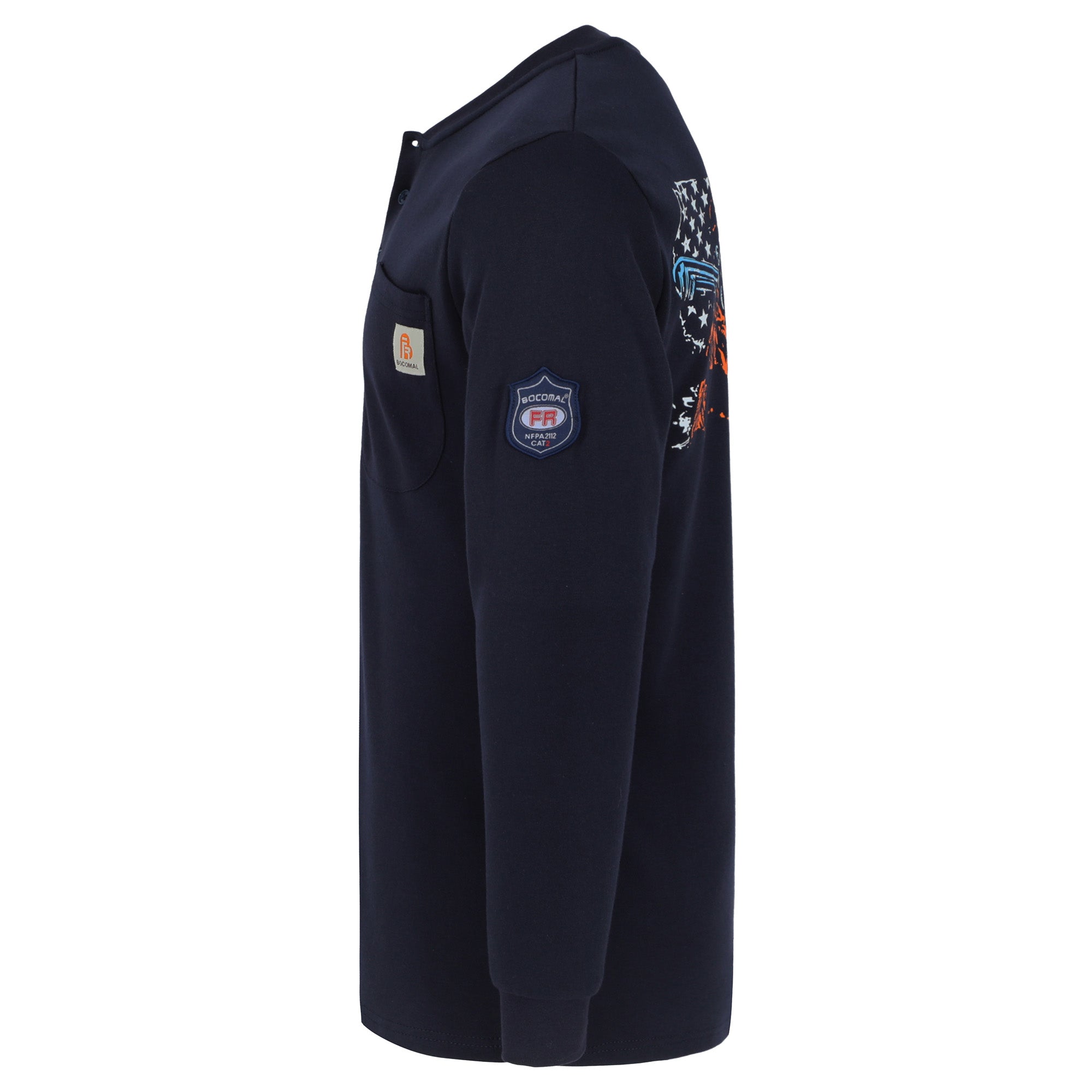 Printed Series Flame Resistant NFPA2112 CAT2 Work T-Shirt/Hoodies(Final Sale)