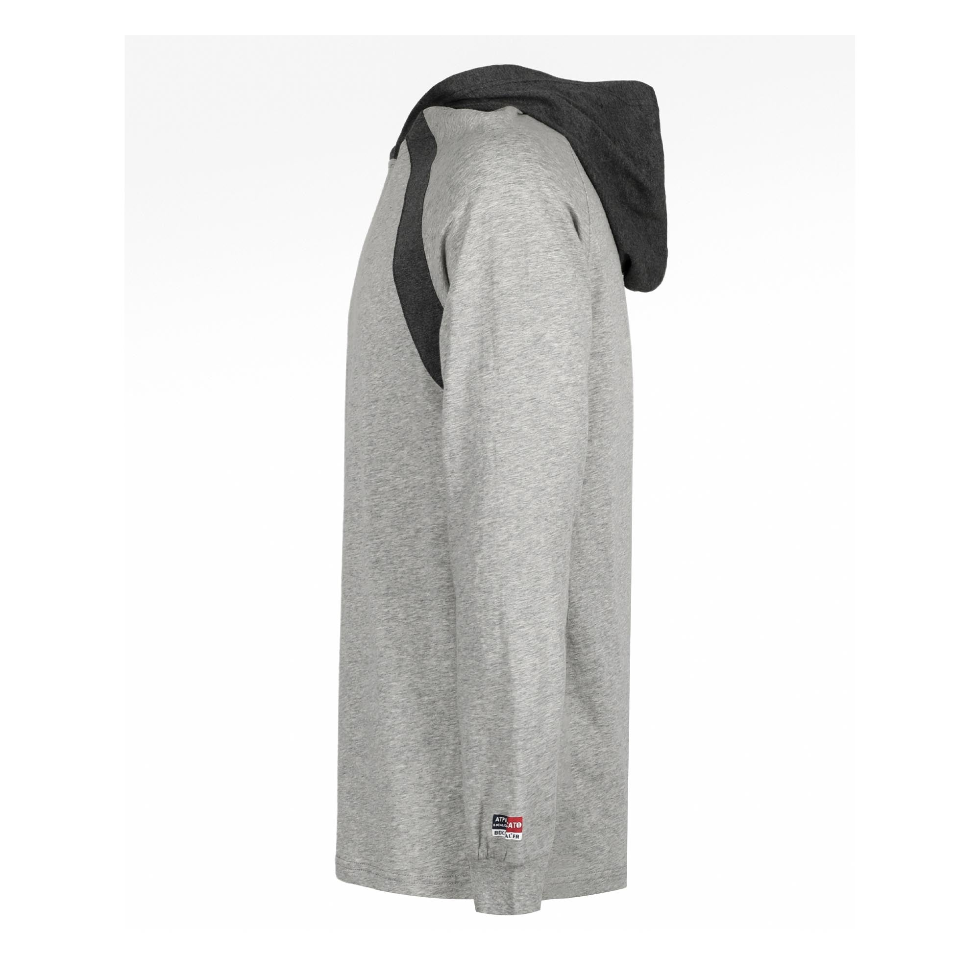 4.5OZ Buttonless Pullover T-Shirts/Contrast Fabric-4117