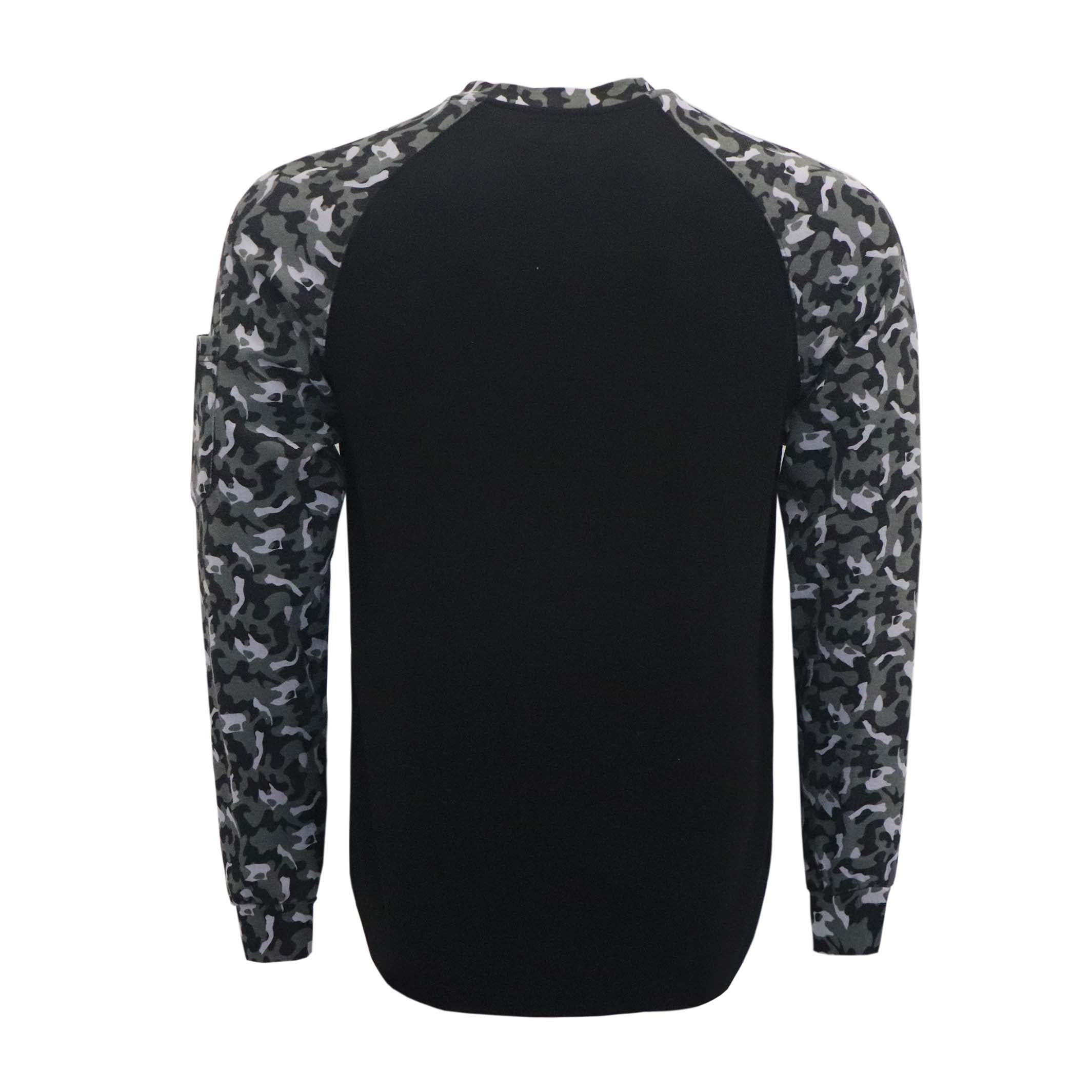 7OZ Button Pullover T-Shirt/Camouflage-5703