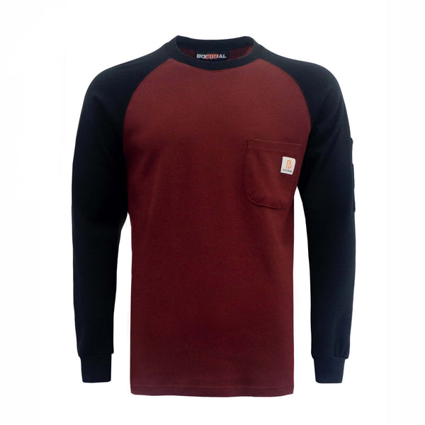7OZ Buttonless Pullover T-Shirt/Two Tone