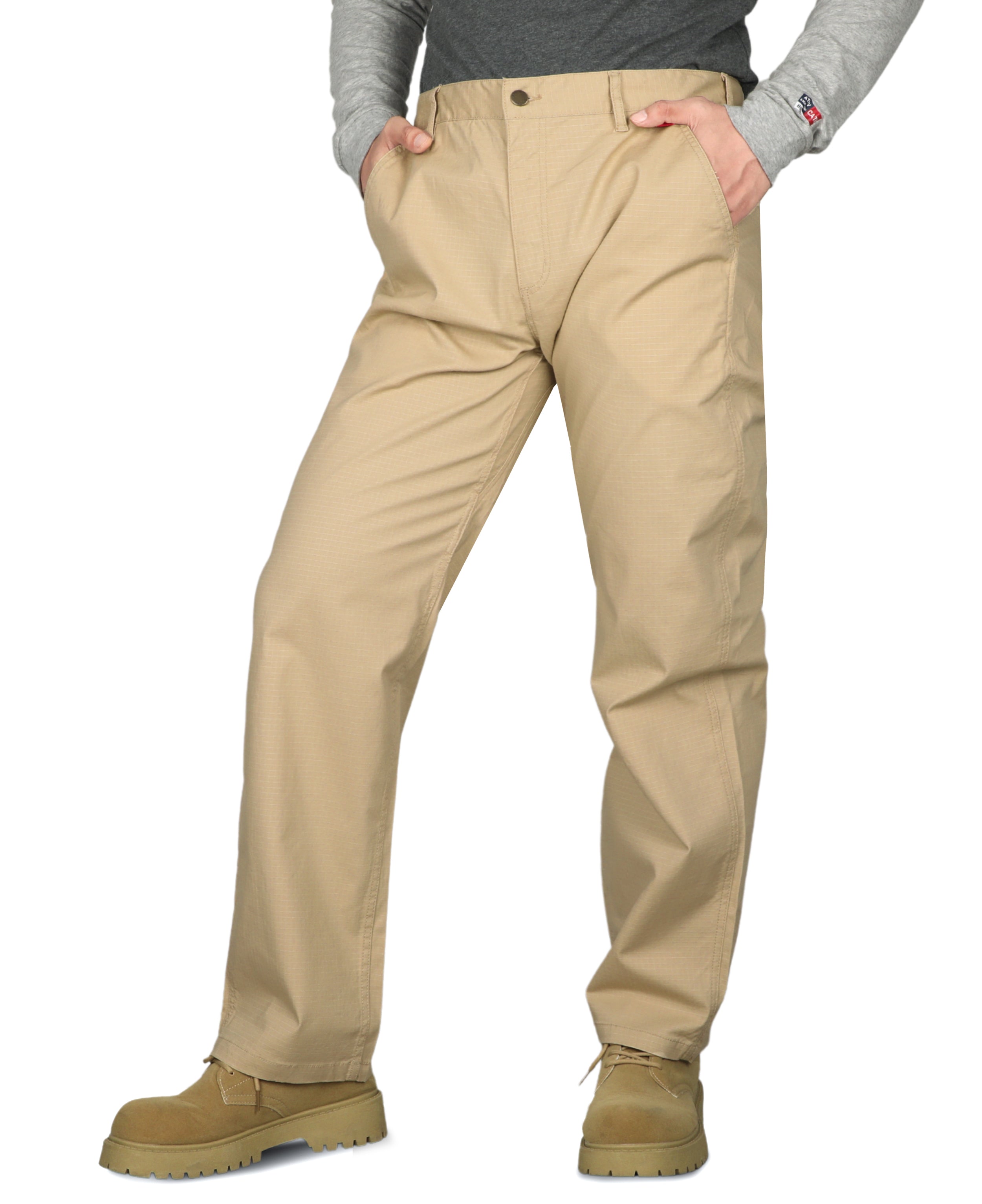 6OZ Light Weight Casual Style Rip Stop Pants/Water Repellent-2228