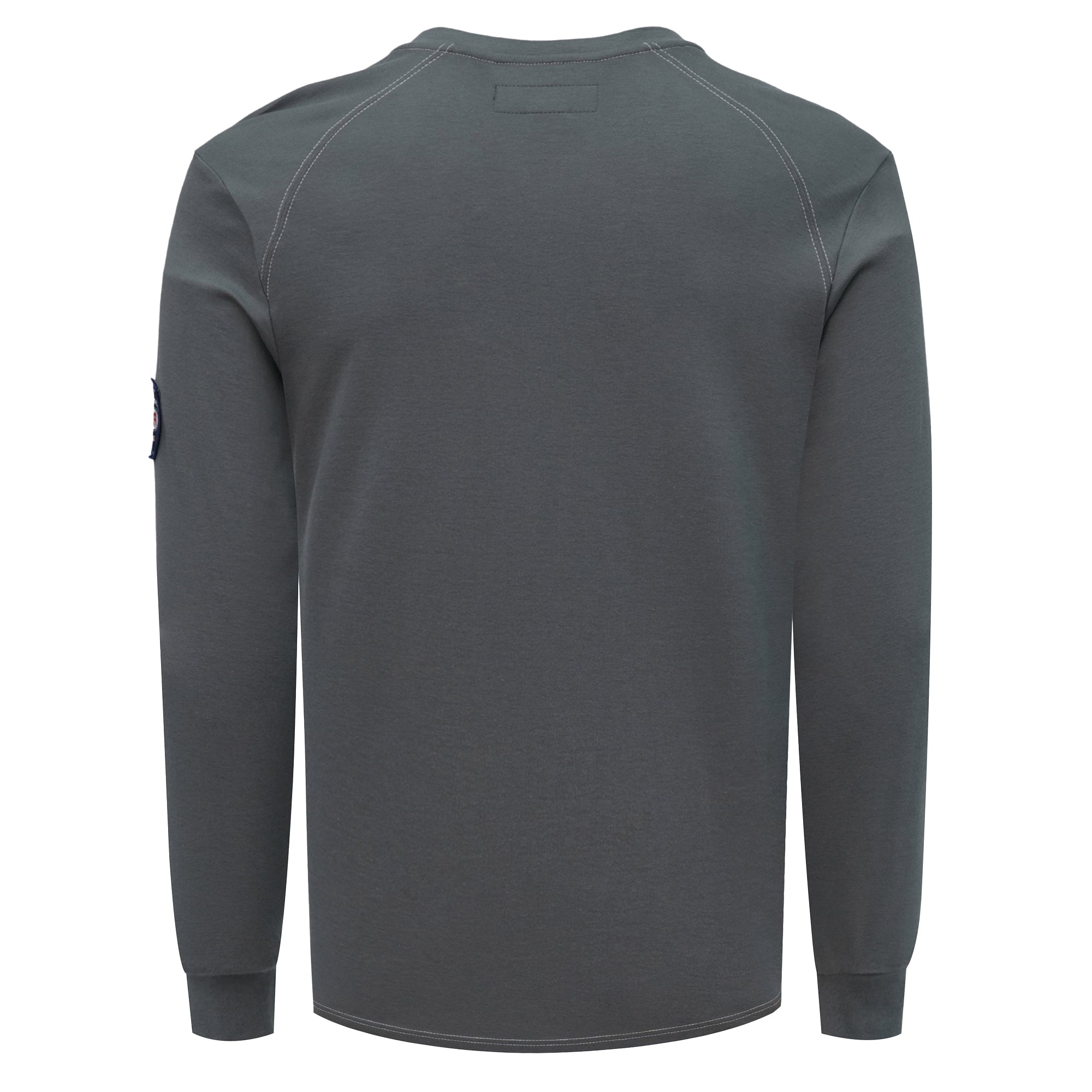 5.5oz Cotton Long Sleeve Henley Shirt Flame Resistant -9108