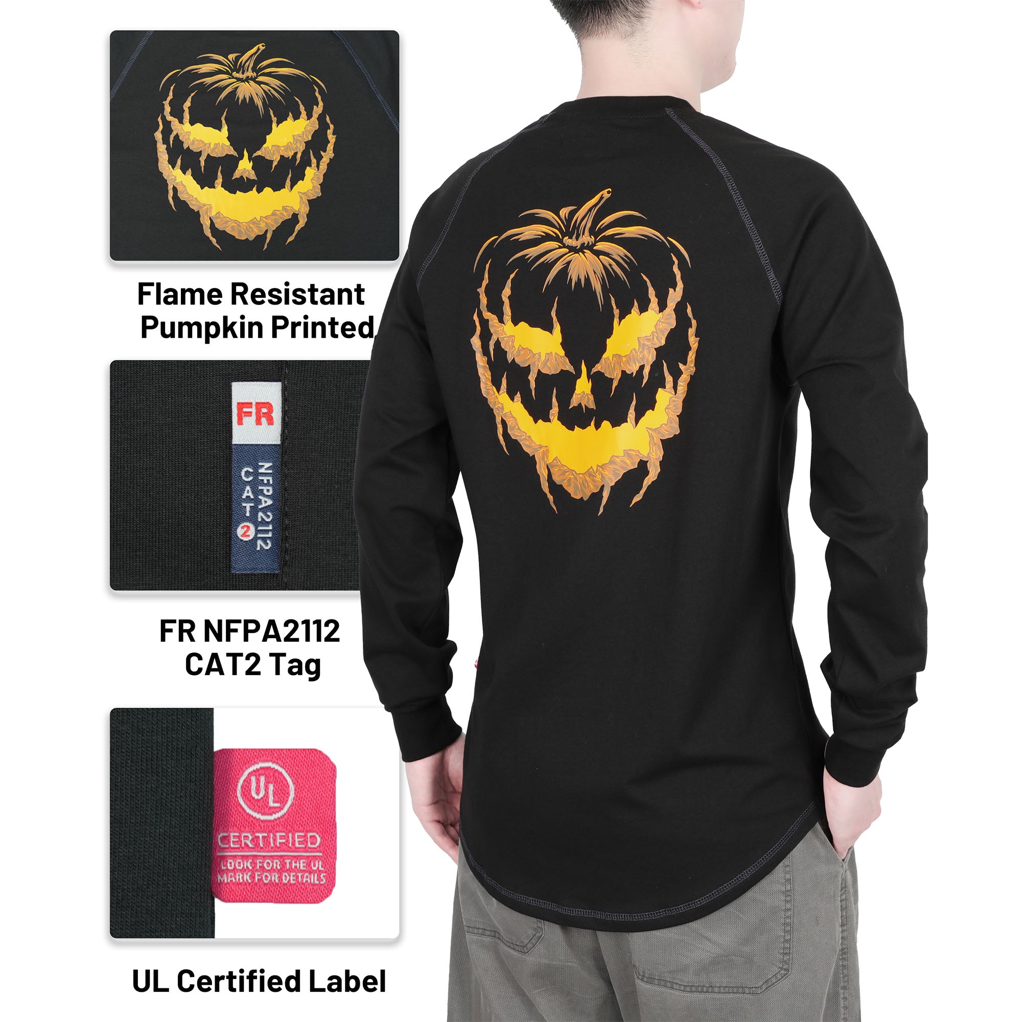 Printed Series Flame Resistant NFPA2112 CAT2 Work T-Shirt/Hoodies(Final Sale)