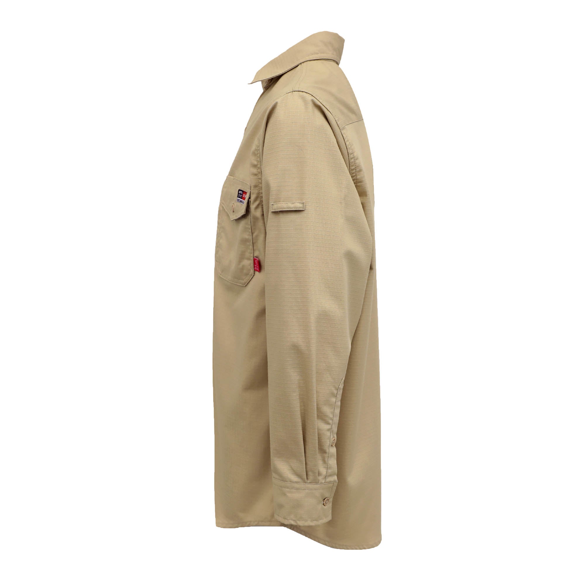 6OZ Solid Ripstop Water Repellent Work Shirt -6628