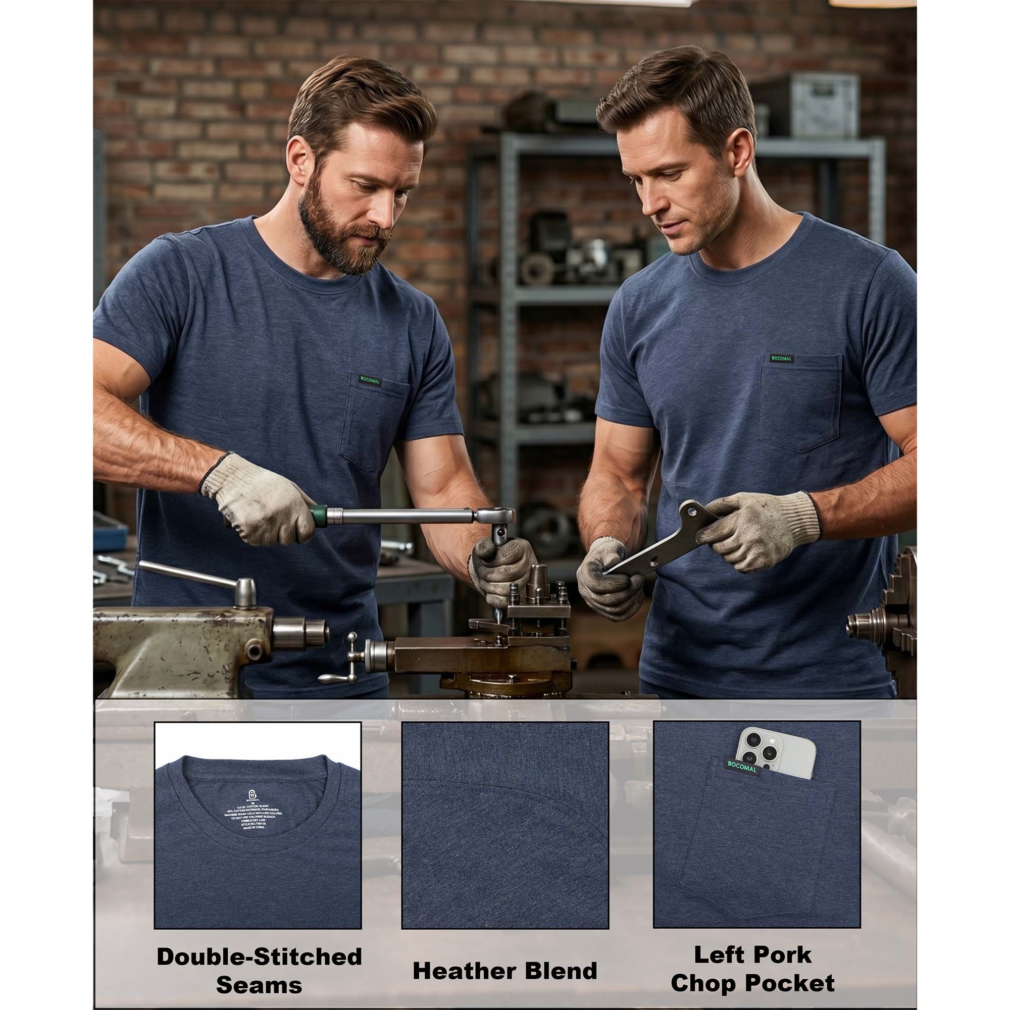 5.5OZ Lightweight Short Sleeve Tee (NON-FR)-TS011N