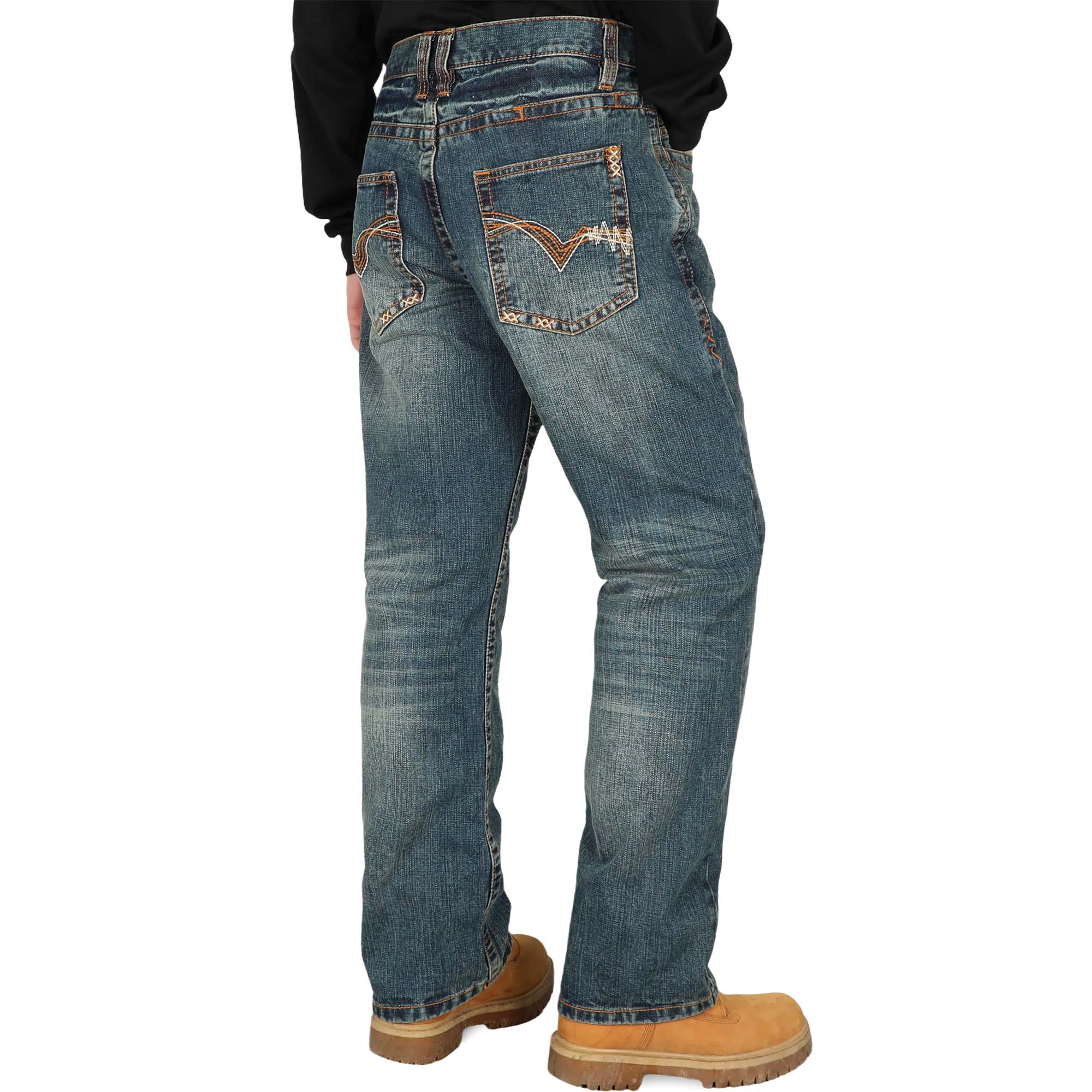 13.5OZ Heavywight Dura-Rugged Slub Denim Jeans(NON-FR)- PN071S
