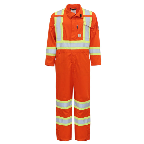 BOCOMAL FR Hi Vis Coveralls With 4inch Reflective Taps