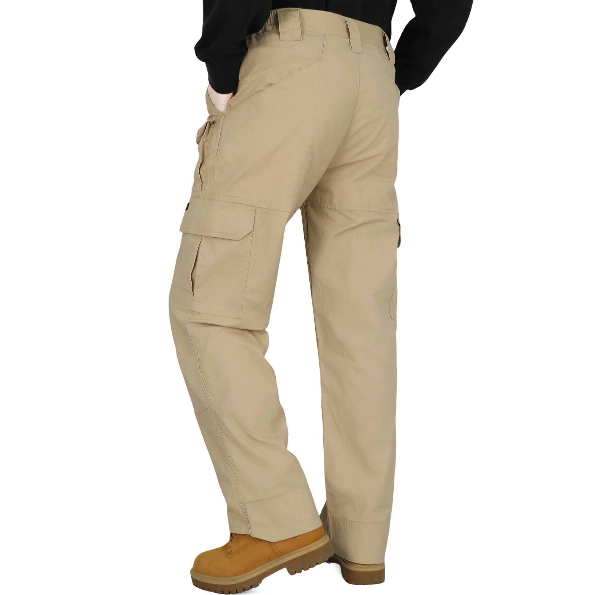 6OZ 10-Pocket Relaxed Fit Stretch Ripstop Cargo Pants（NON-FR）-PN061F