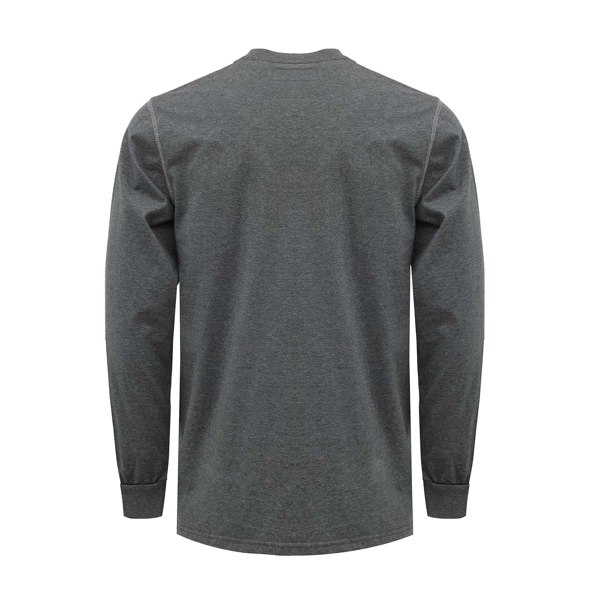 5.5OZ Button Pullover T-Shirts/Solid Color-2808
