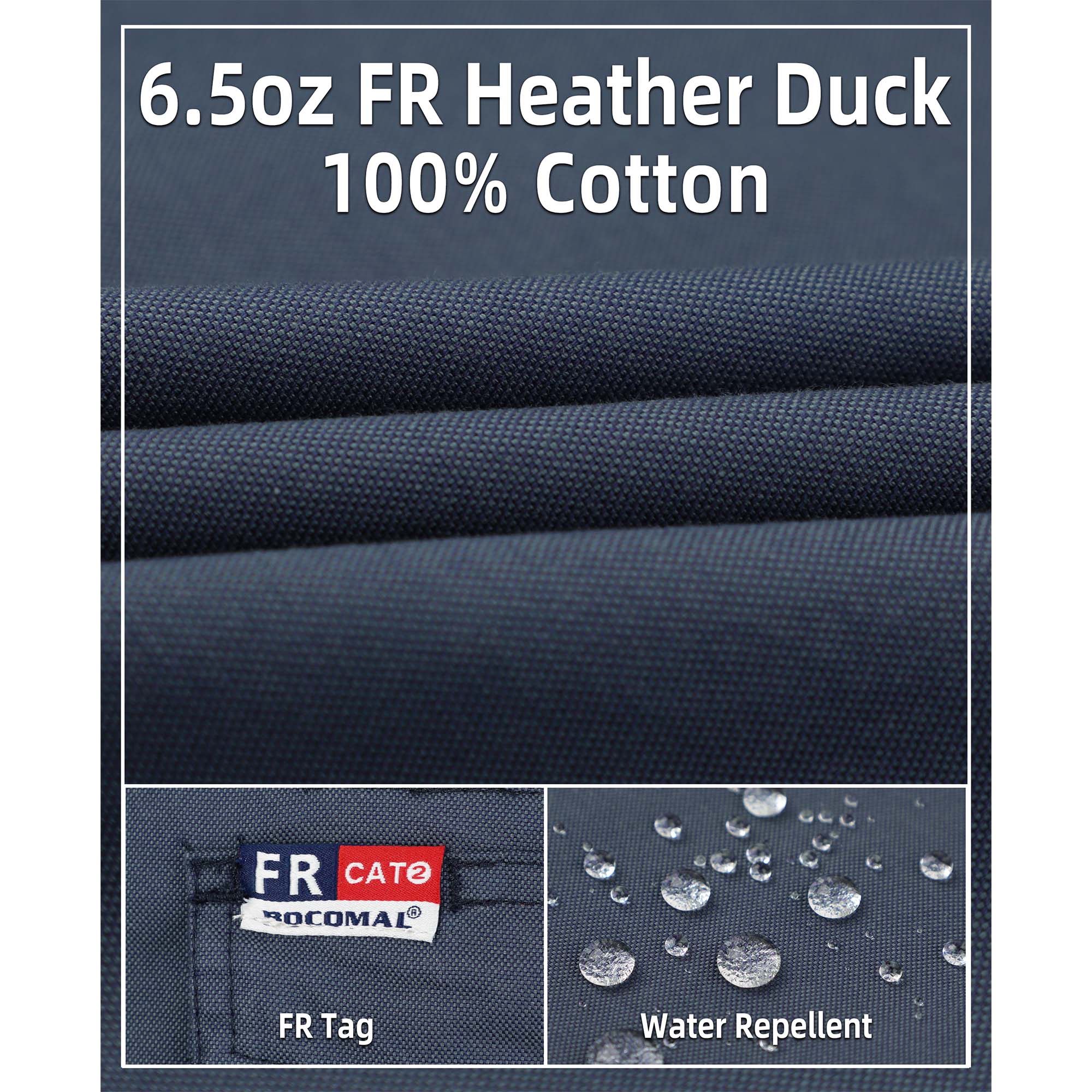 6.5OZ Dura-soft Duck Canvas FR Vented Shirts-0939M