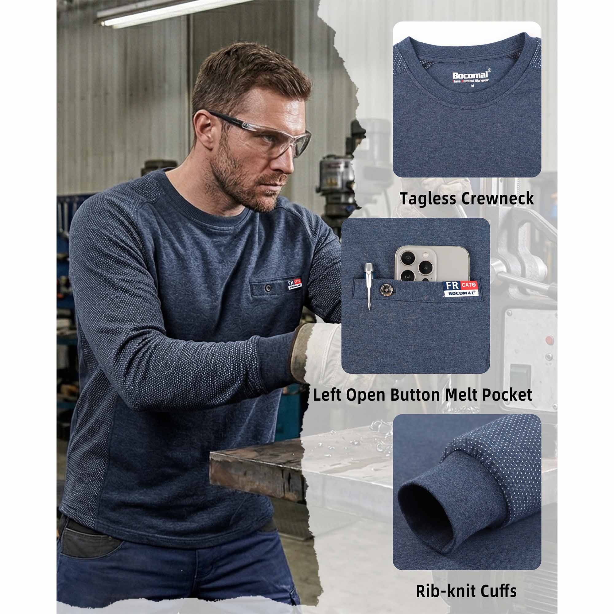 6OZ Breathable Vented Mesh (Sleeve and Underarm) FR T-Shirt- 4435