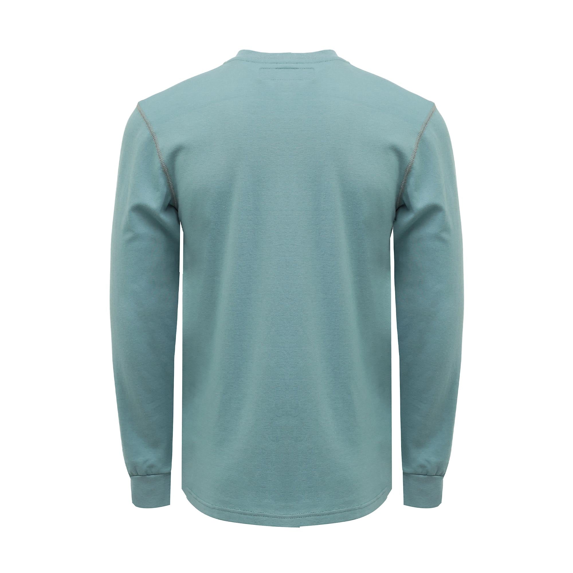 5.5OZ Button Pullover T-Shirts/Solid Color-2808