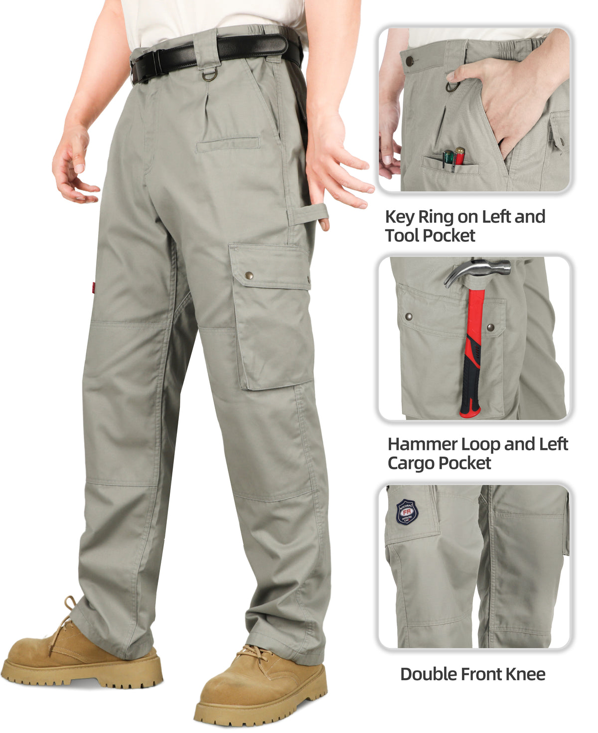 7.5OZ Cargo Pants-9 Pockets-3301